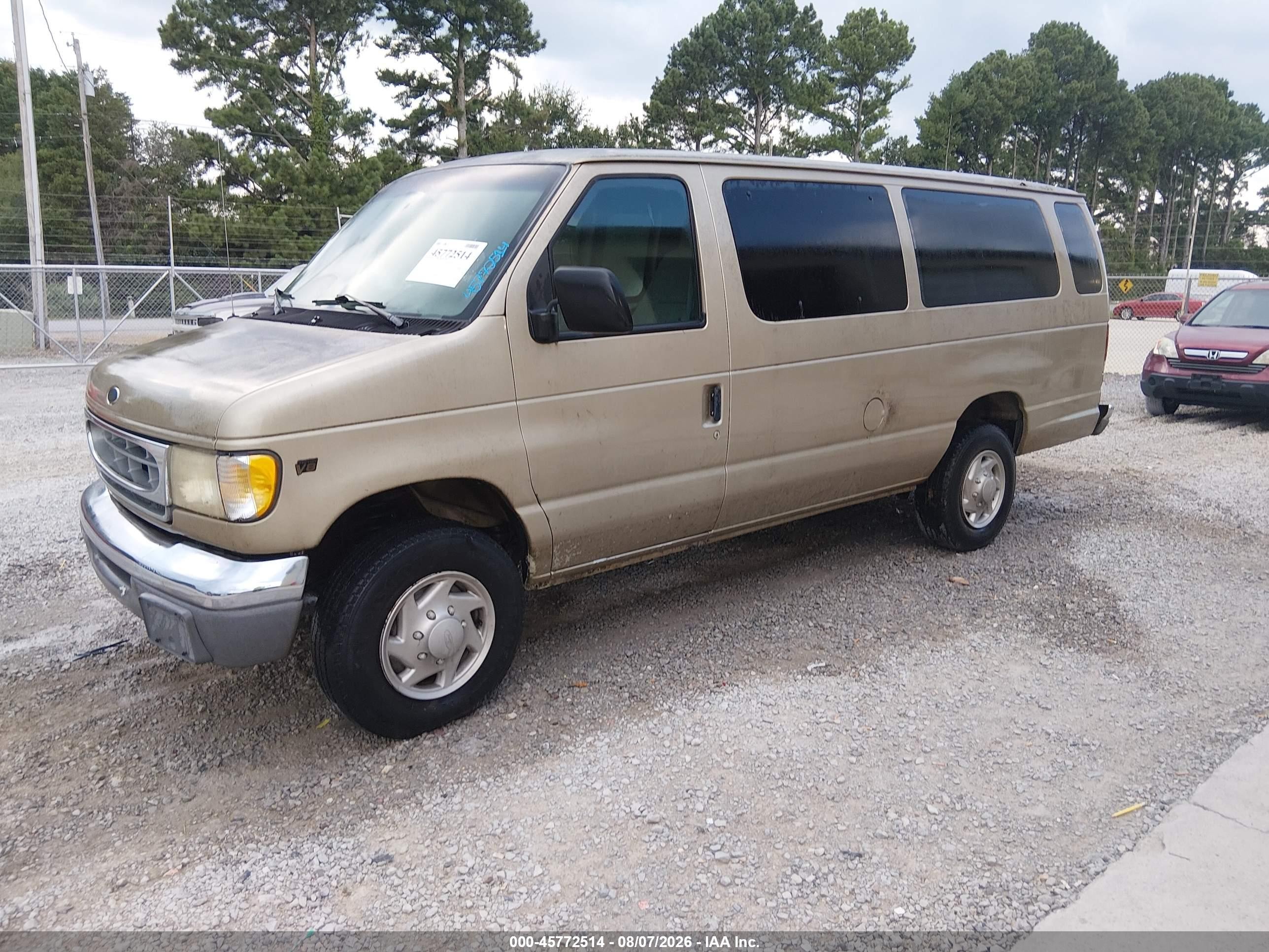 2000 Ford E-350 Super Duty Xl/xlt Gold vin: 1FBSS31L3YHA25649