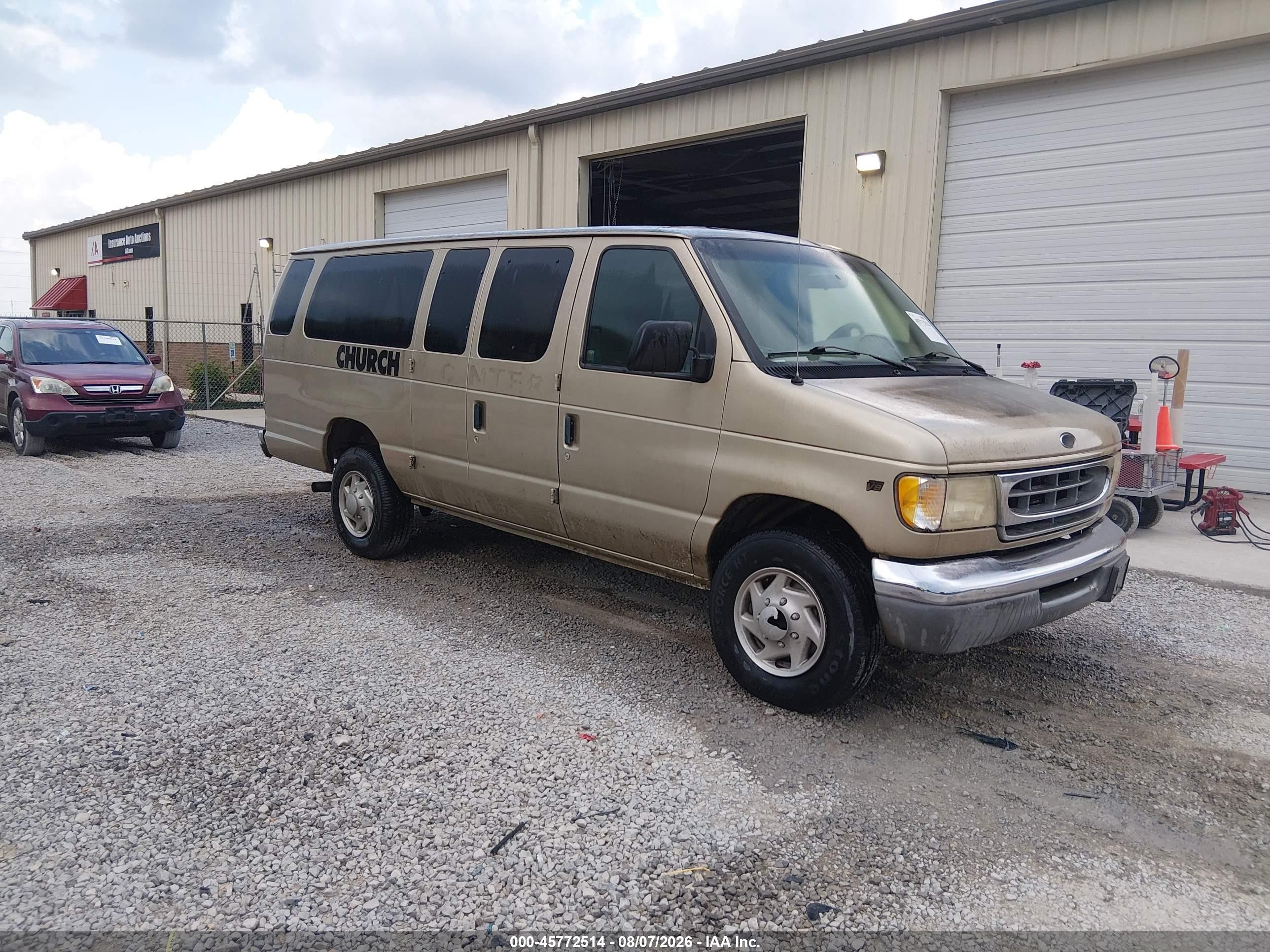2000 Ford E-350 Super Duty Xl/xlt Gold vin: 1FBSS31L3YHA25649
