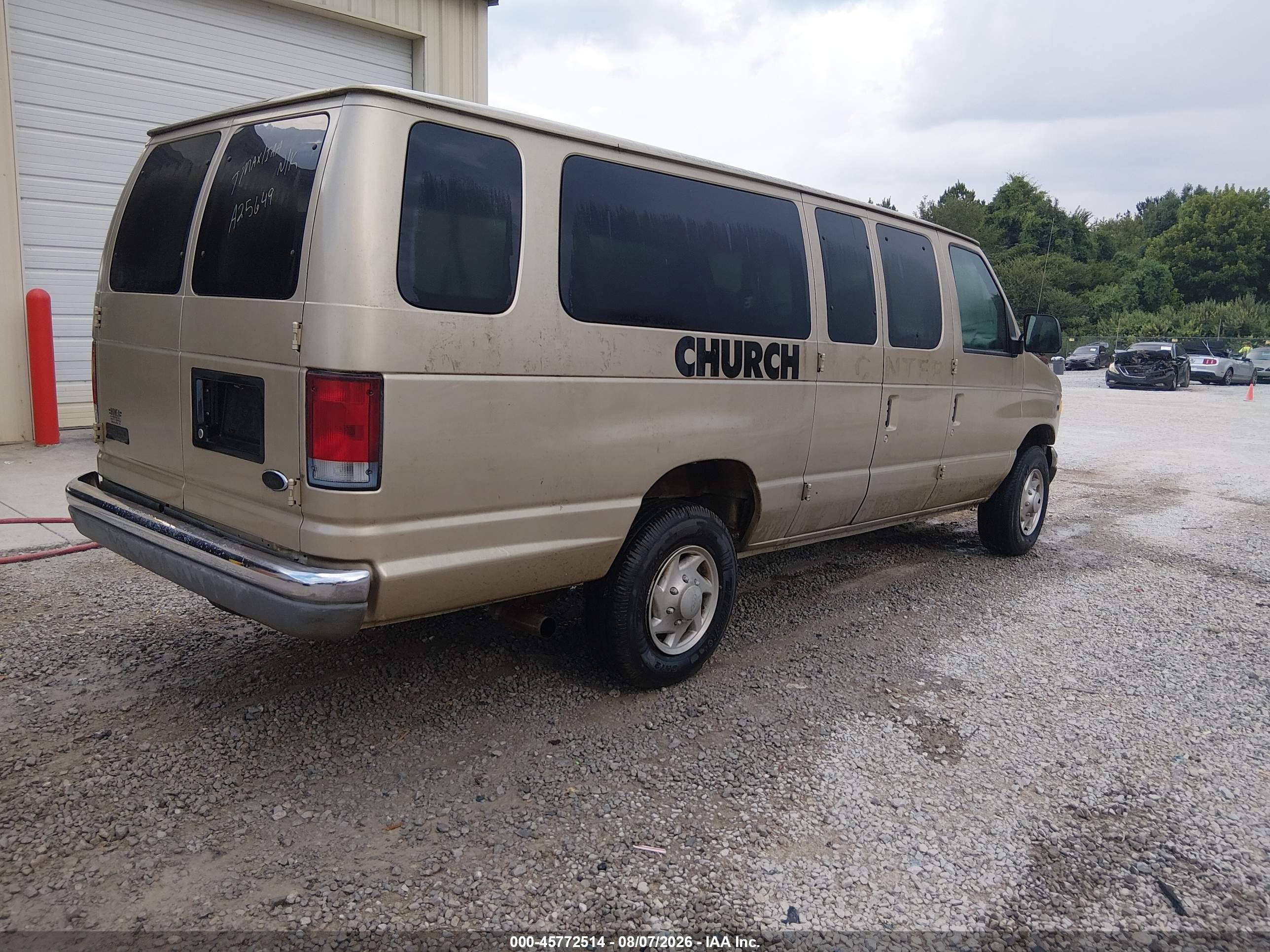 2000 Ford E-350 Super Duty Xl/xlt Gold vin: 1FBSS31L3YHA25649