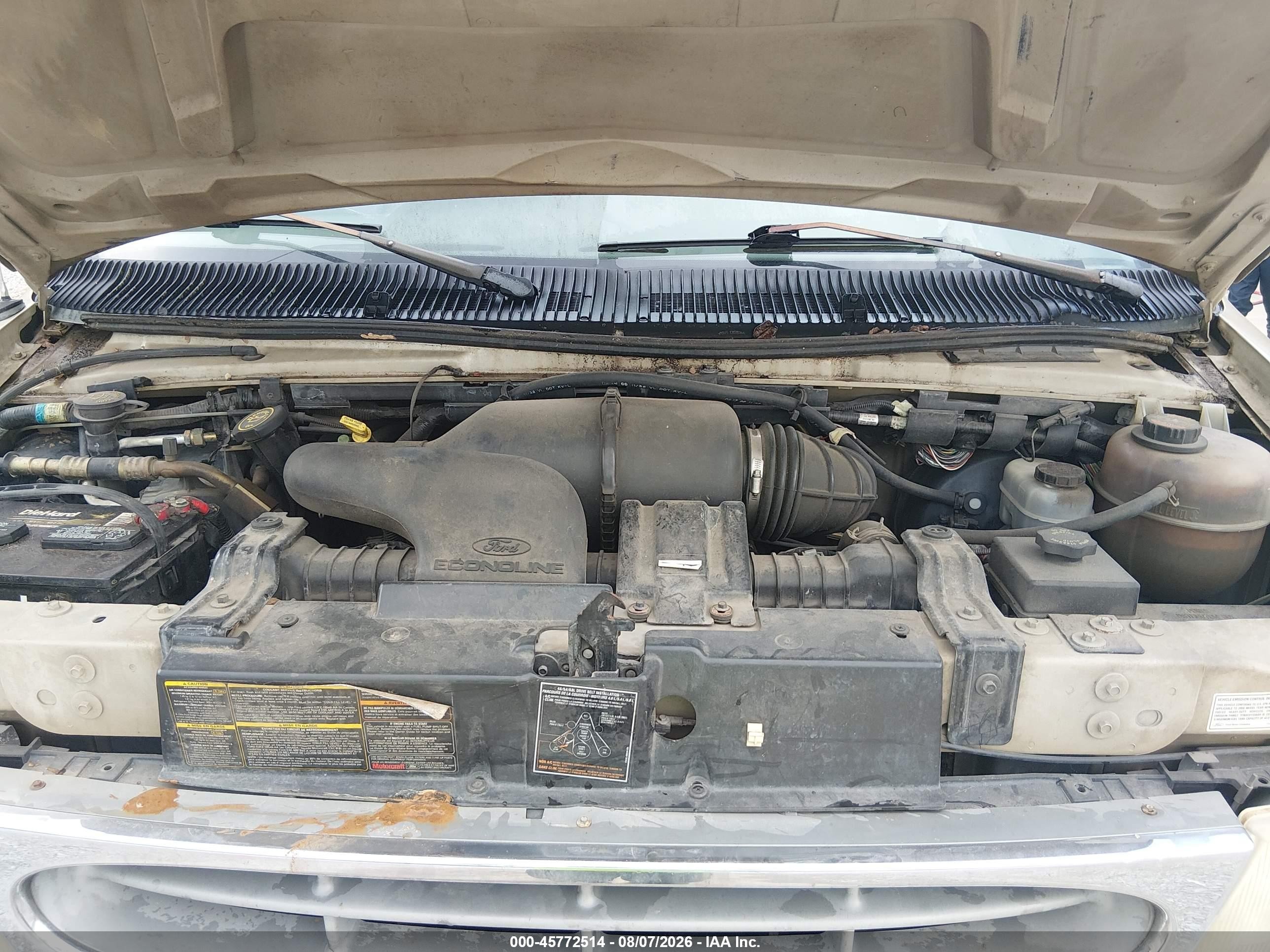 2000 Ford E-350 Super Duty Xl/xlt Gold vin: 1FBSS31L3YHA25649