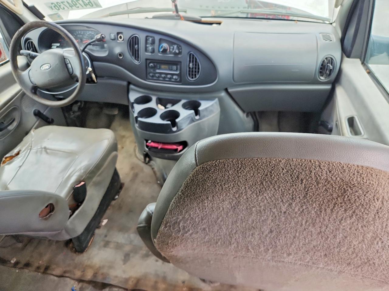 2006 Ford Econoline E350 Super Duty Wagon White vin: 1FBSS31L46DA03535