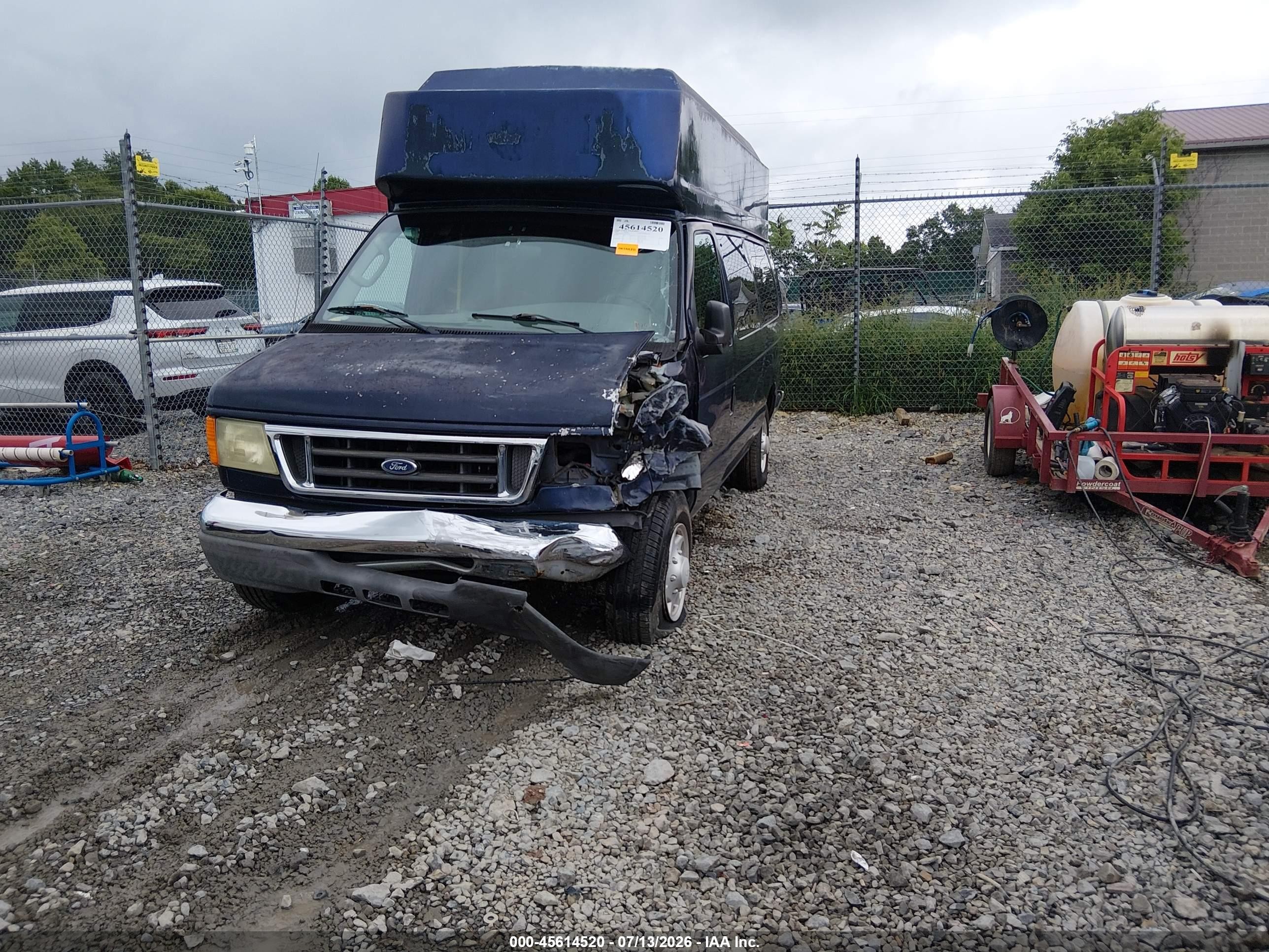 2006 Ford E-350 Super Duty Xl/xlt Blue vin: 1FBSS31L46DA96542