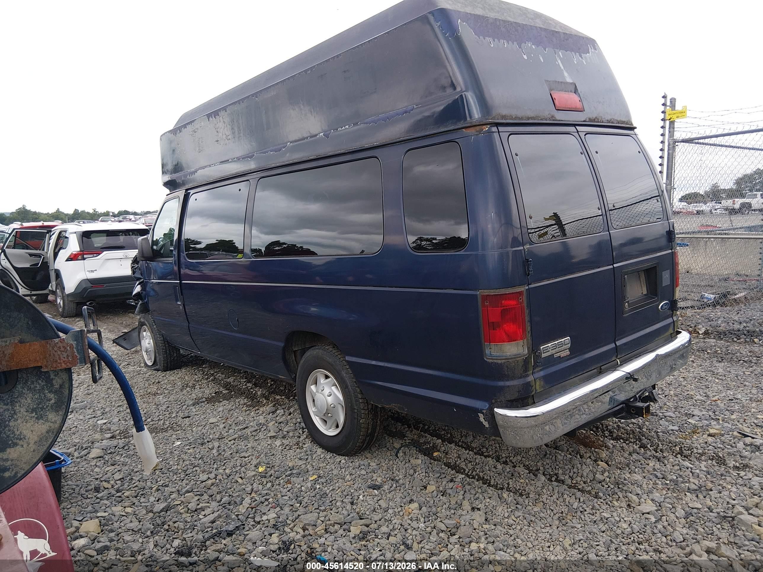 2006 Ford E-350 Super Duty Xl/xlt Blue vin: 1FBSS31L46DA96542