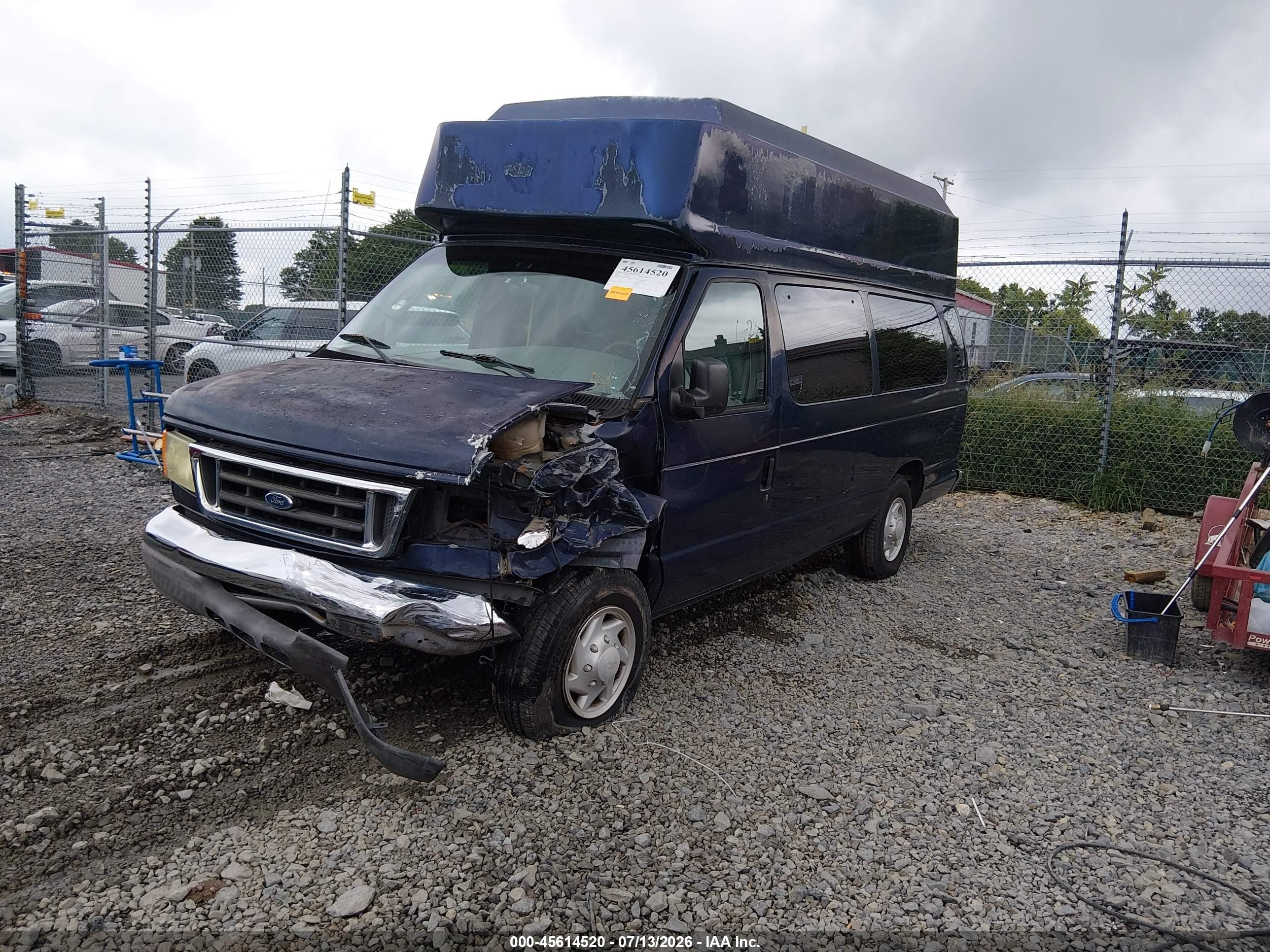 2006 Ford E-350 Super Duty Xl/xlt Blue vin: 1FBSS31L46DA96542
