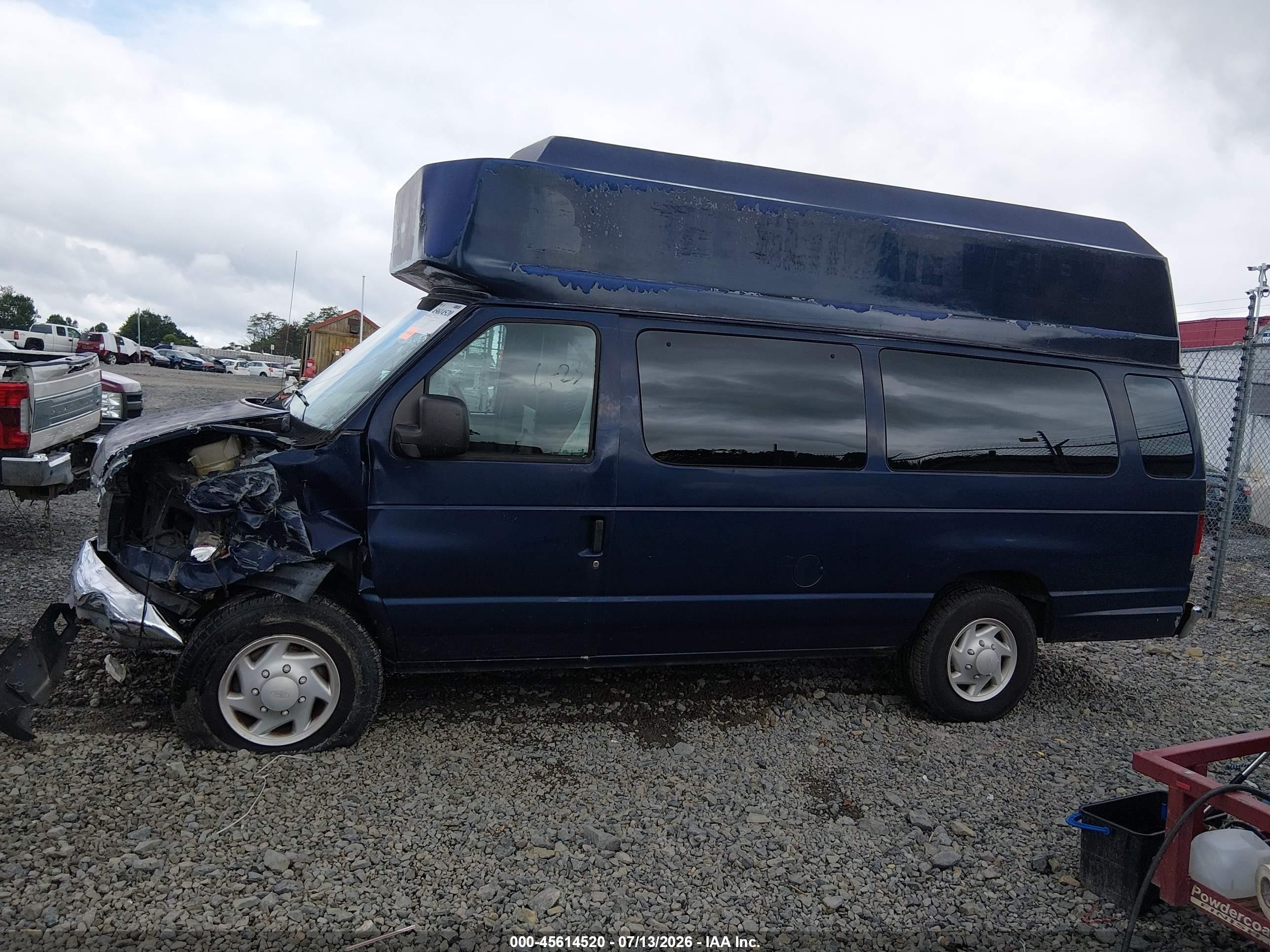 2006 Ford E-350 Super Duty Xl/xlt Blue vin: 1FBSS31L46DA96542