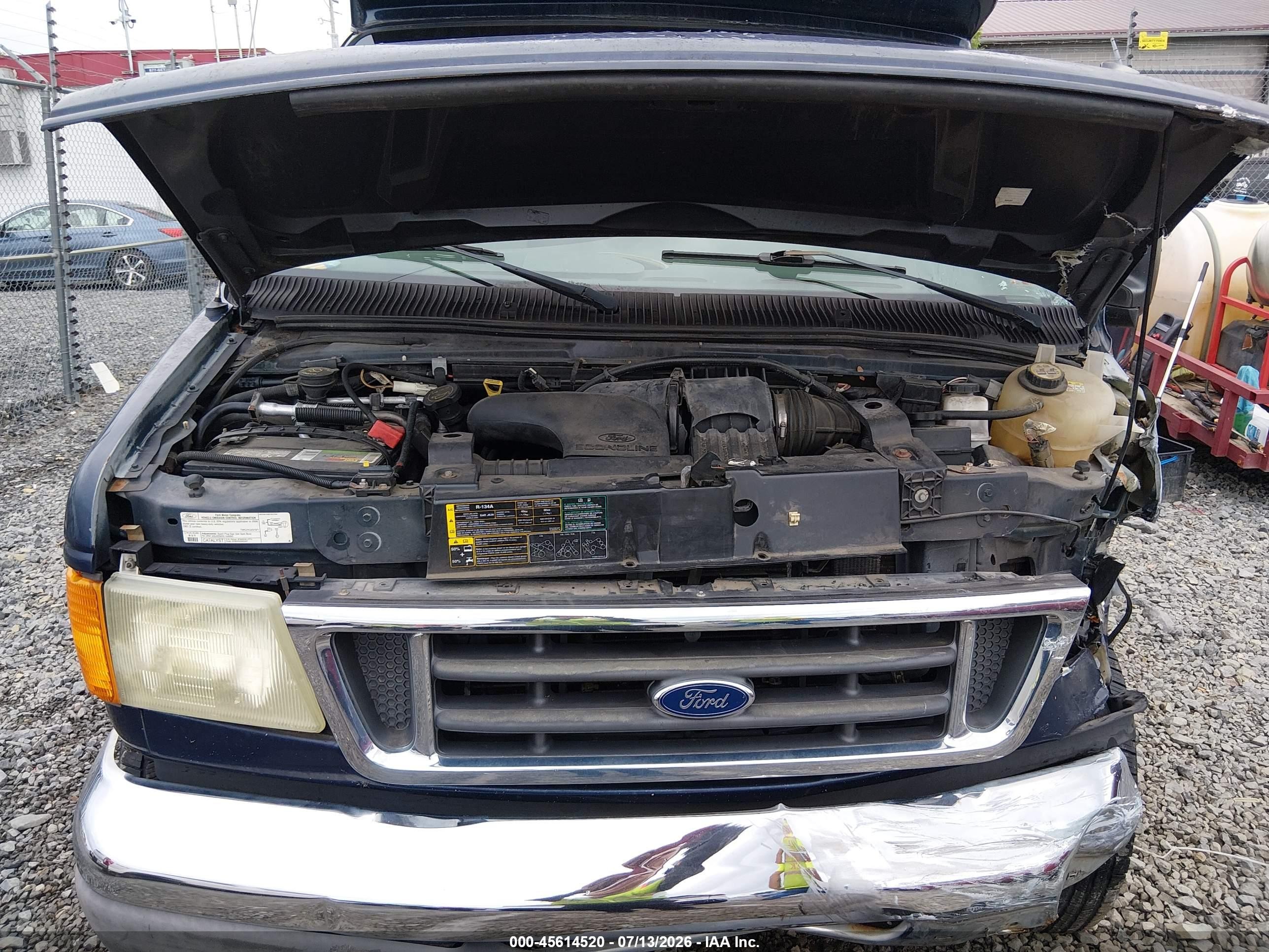2006 Ford E-350 Super Duty Xl/xlt Blue vin: 1FBSS31L46DA96542