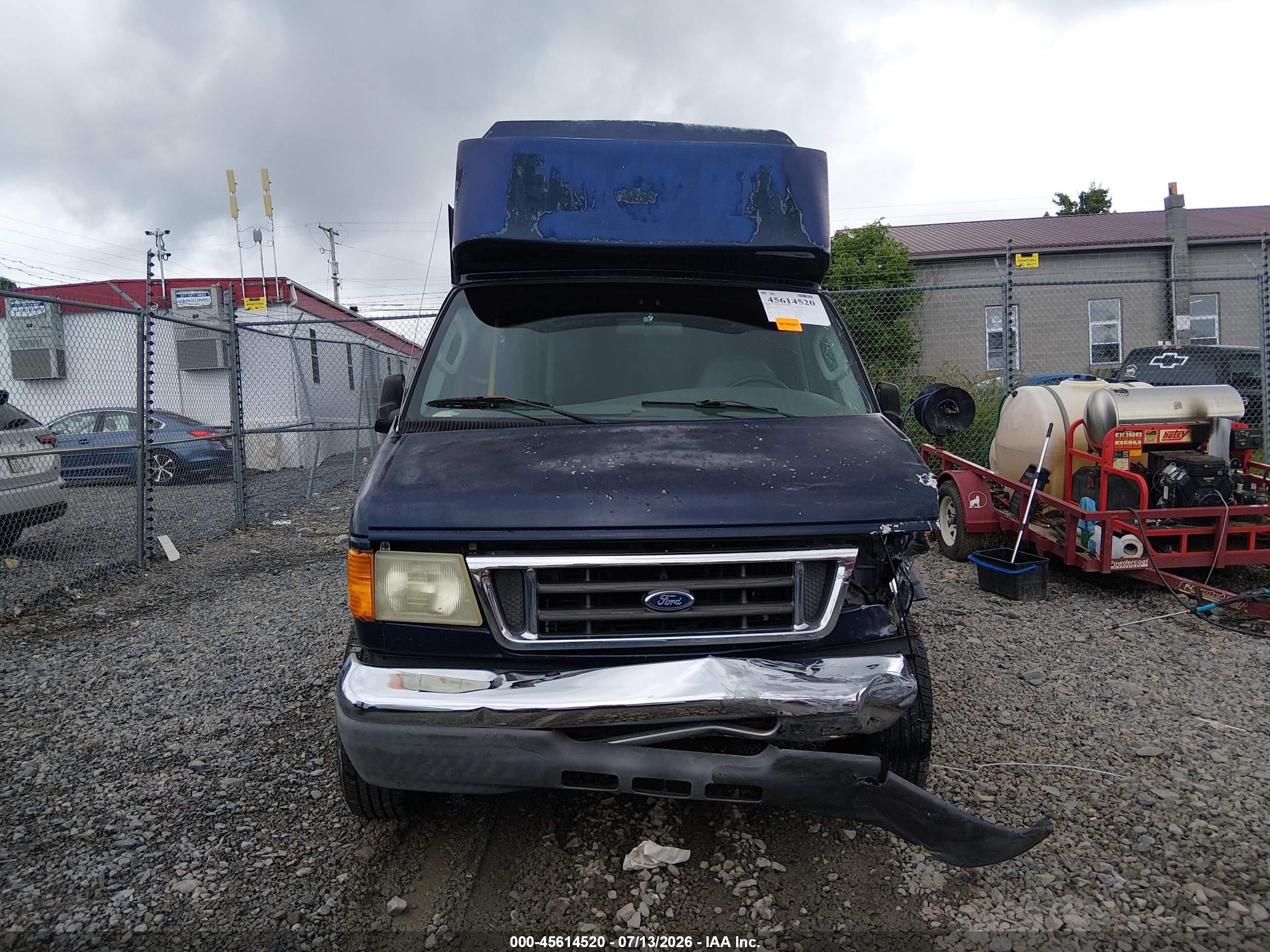 2006 Ford E-350 Super Duty Xl/xlt Blue vin: 1FBSS31L46DA96542