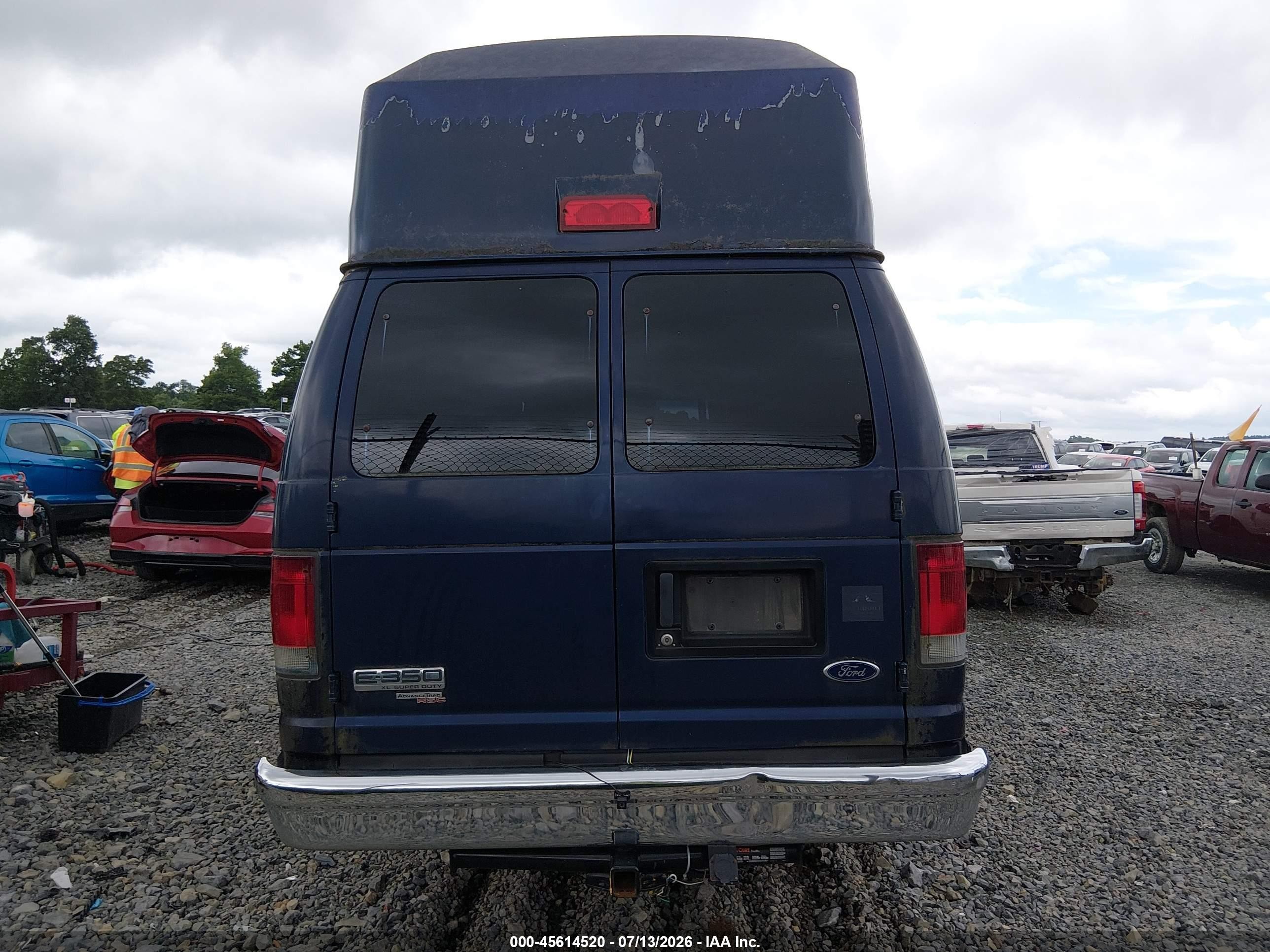 2006 Ford E-350 Super Duty Xl/xlt Blue vin: 1FBSS31L46DA96542