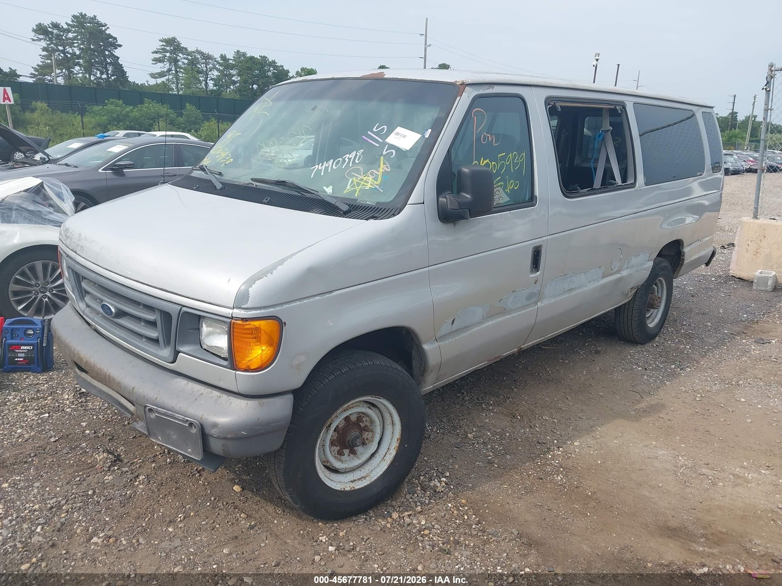 2006 Ford E-350 Super Duty Xl/xlt Gray vin: 1FBSS31L46DB13954