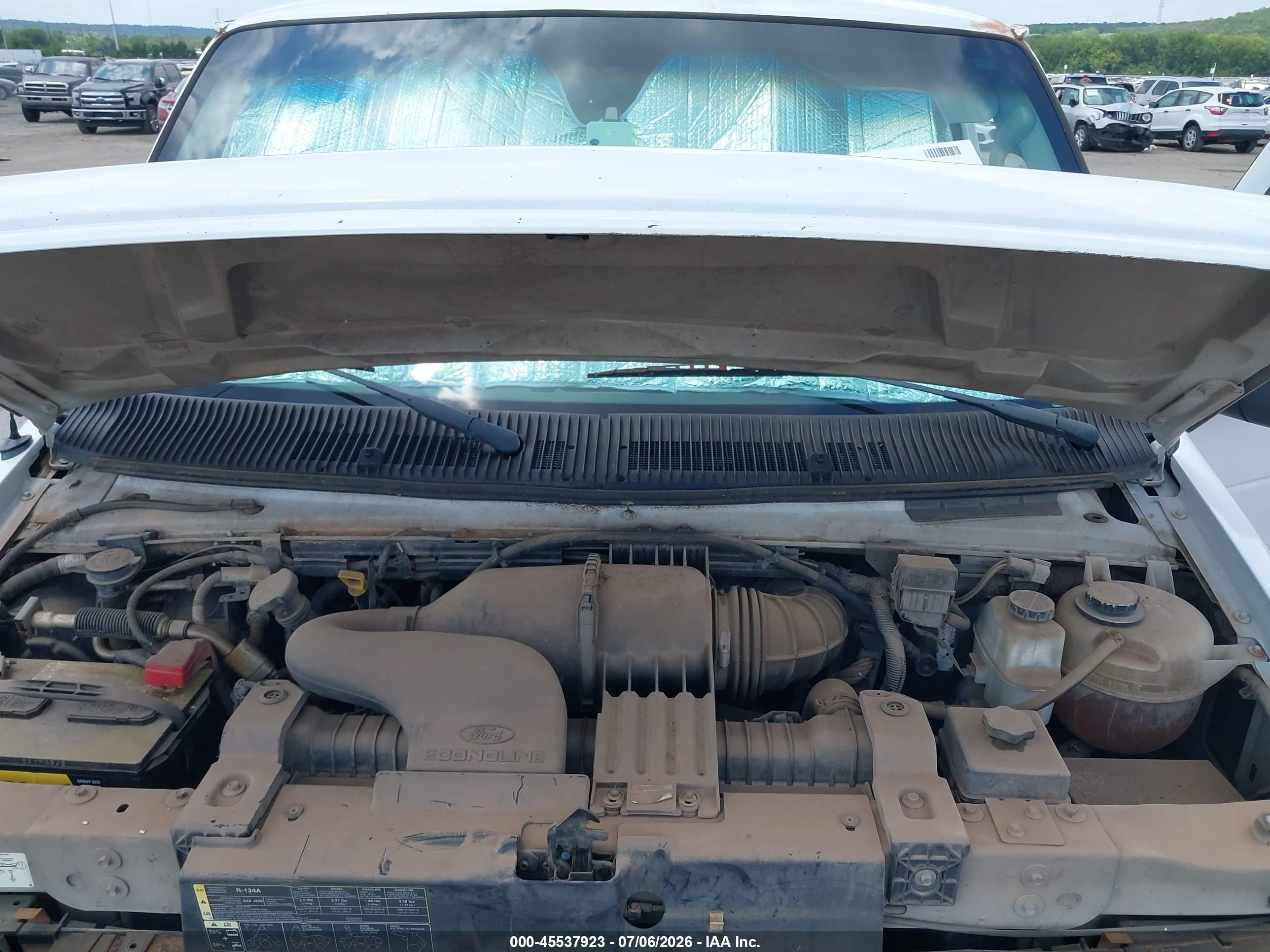 2007 Ford E-350 Super Duty Xl/xlt White vin: 1FBSS31L47DB06407