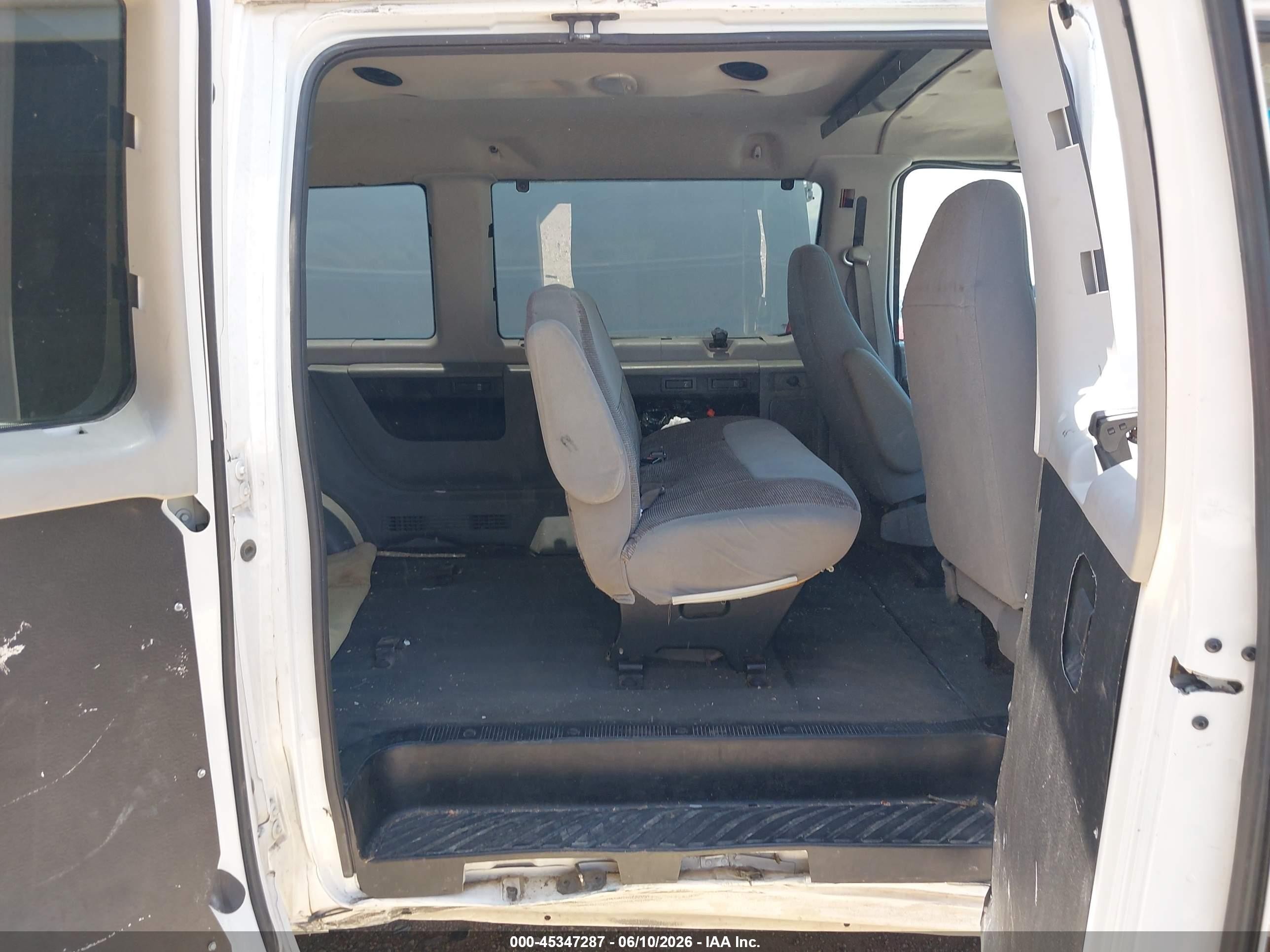 2008 Ford E-350 Super Duty Xl/xlt White vin: 1FBSS31L48DB32040