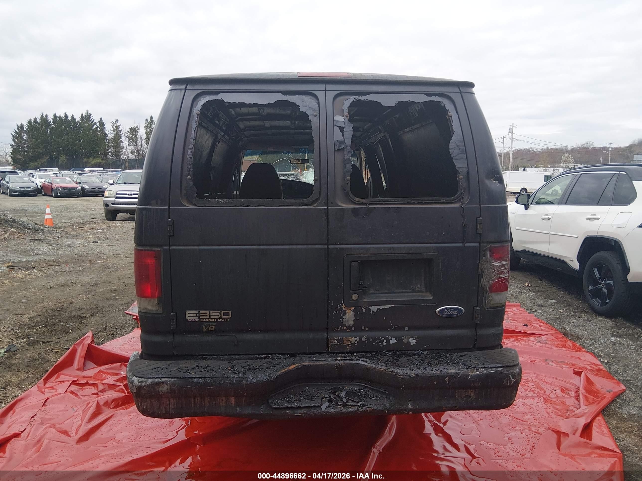 1999 Ford E-350 Super Duty Xl/xlt Blue vin: 1FBSS31L4XHA69819