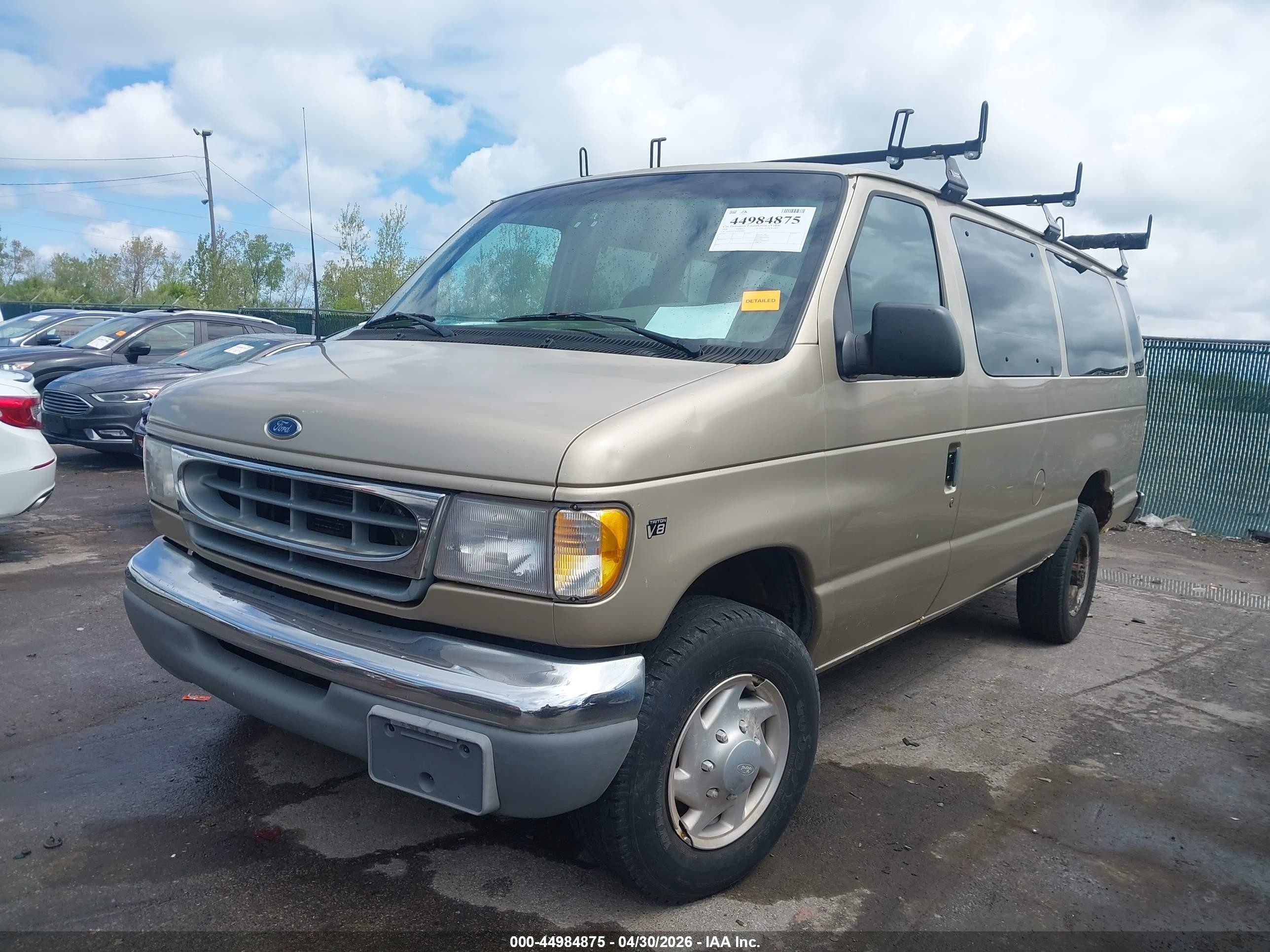 2000 Ford E-350 Super Duty Xl/xlt Gold vin: 1FBSS31L4YHB40647