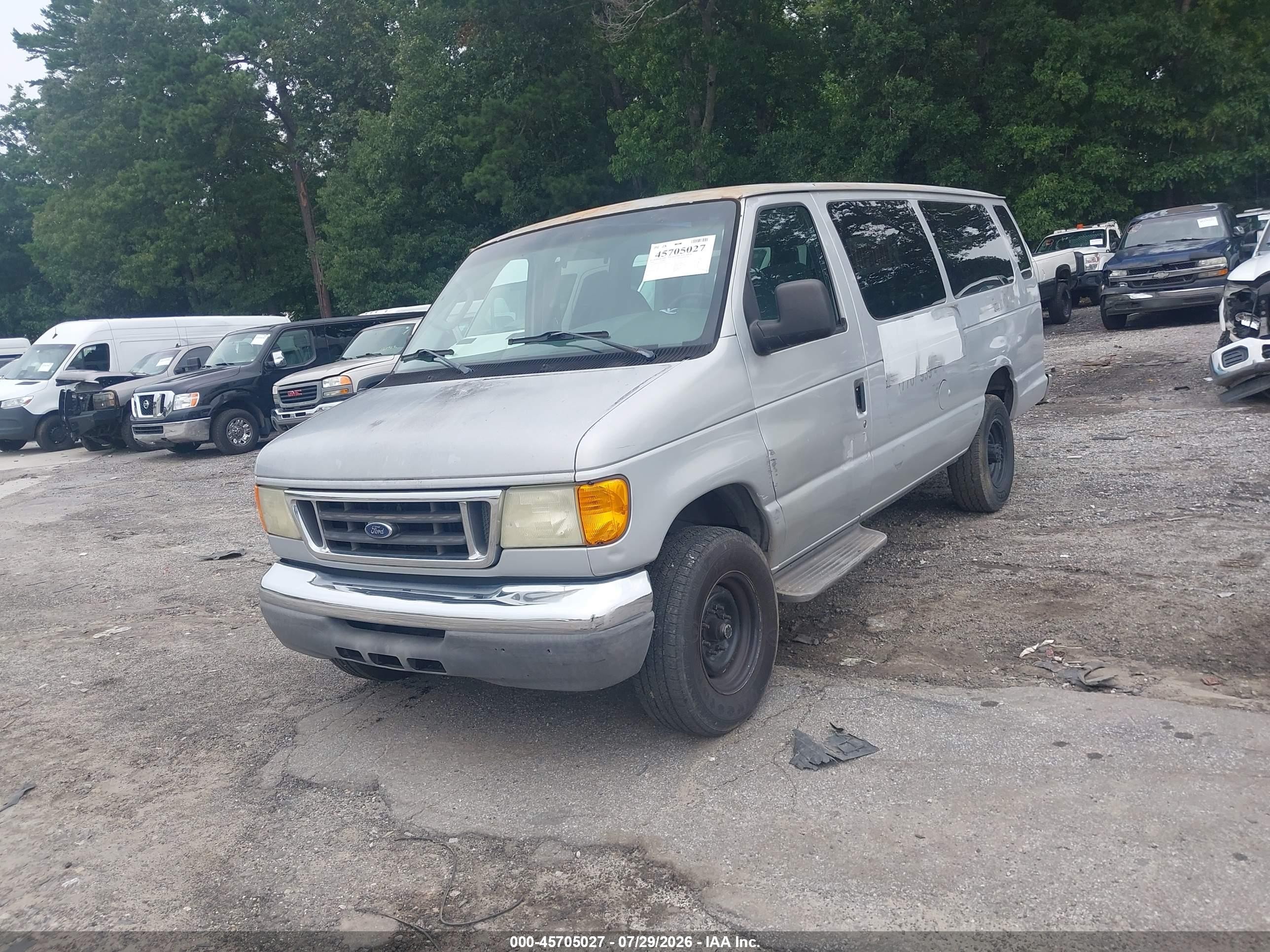 2006 Ford E-350 Super Duty Xl/xlt Gray vin: 1FBSS31L56DA77627