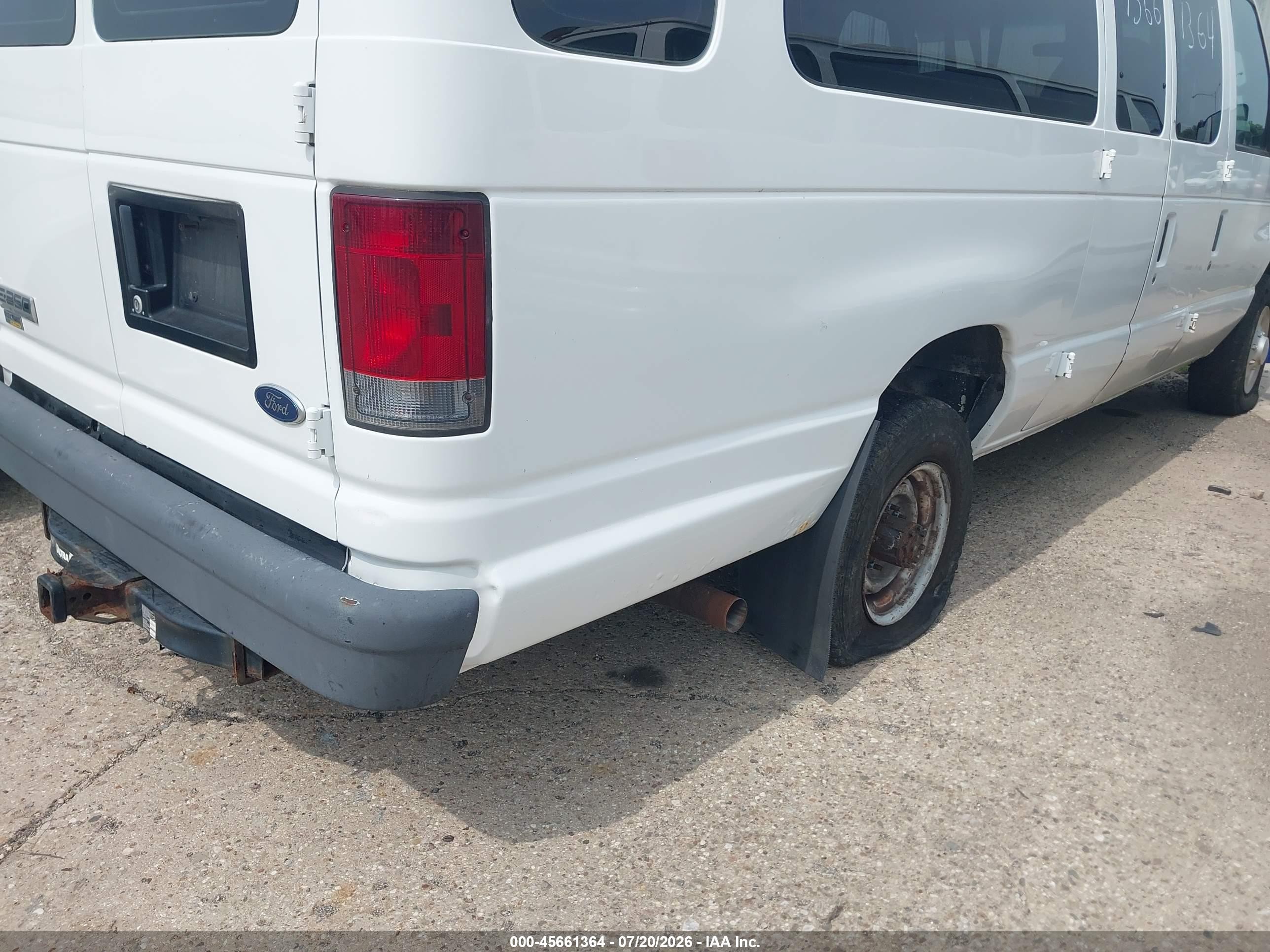 2006 Ford E-350 Super Duty Xl/xlt White vin: 1FBSS31L66DB28925
