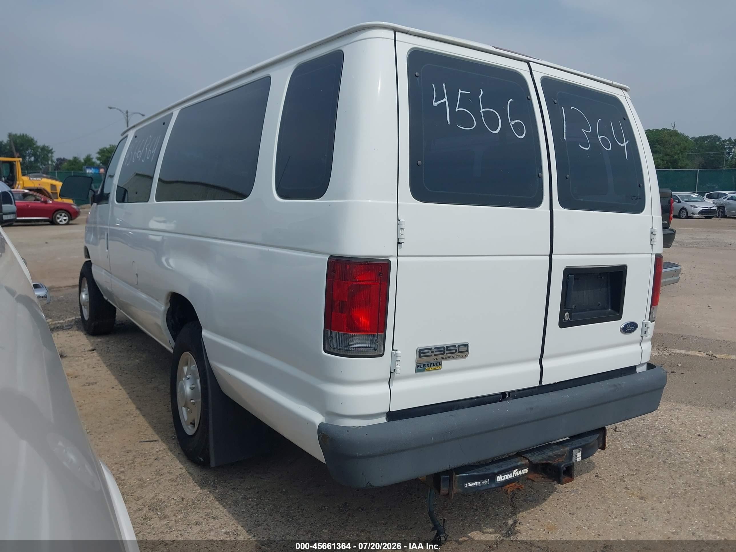 2006 Ford E-350 Super Duty Xl/xlt White vin: 1FBSS31L66DB28925