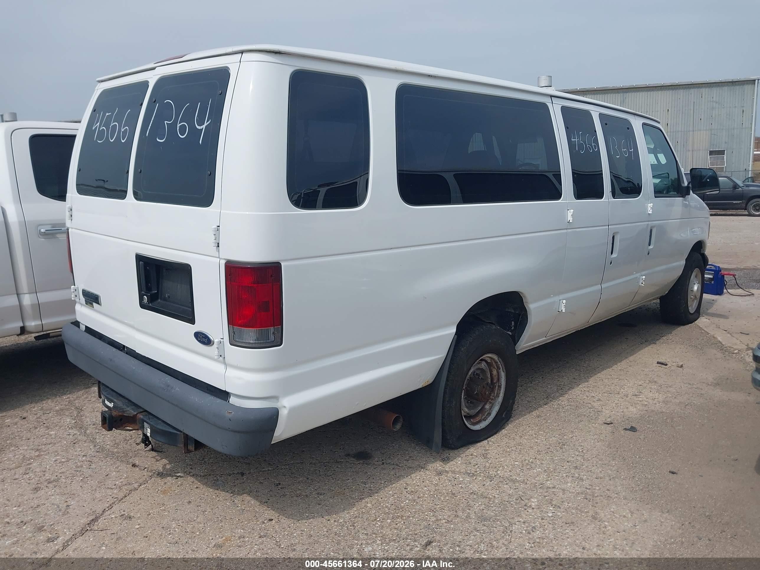 2006 Ford E-350 Super Duty Xl/xlt White vin: 1FBSS31L66DB28925