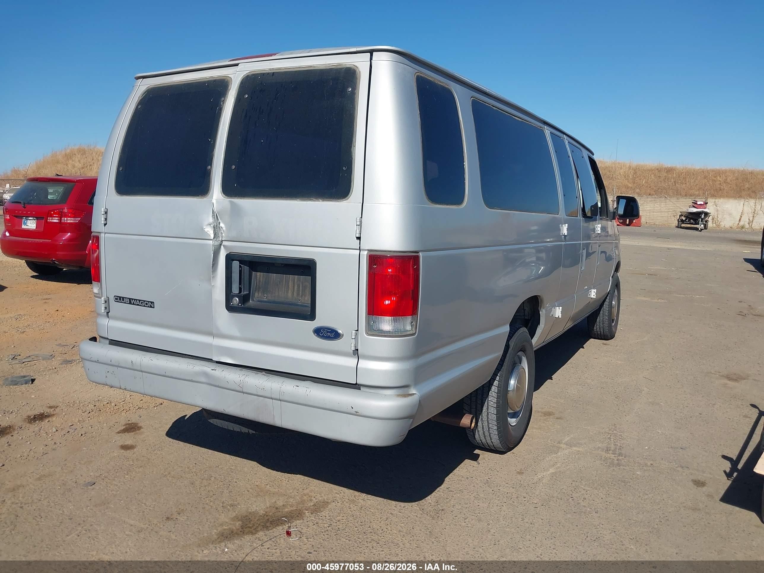 1998 Ford Econoline E350 Super Duty Gray vin: 1FBSS31L7WHC07111