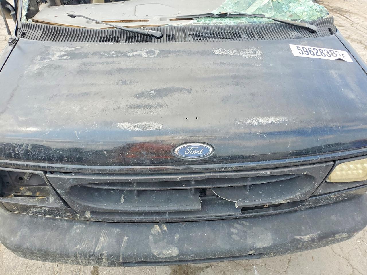 1999 Ford Econoline E350 Super Duty Wagon Black vin: 1FBSS31L8XHC00914