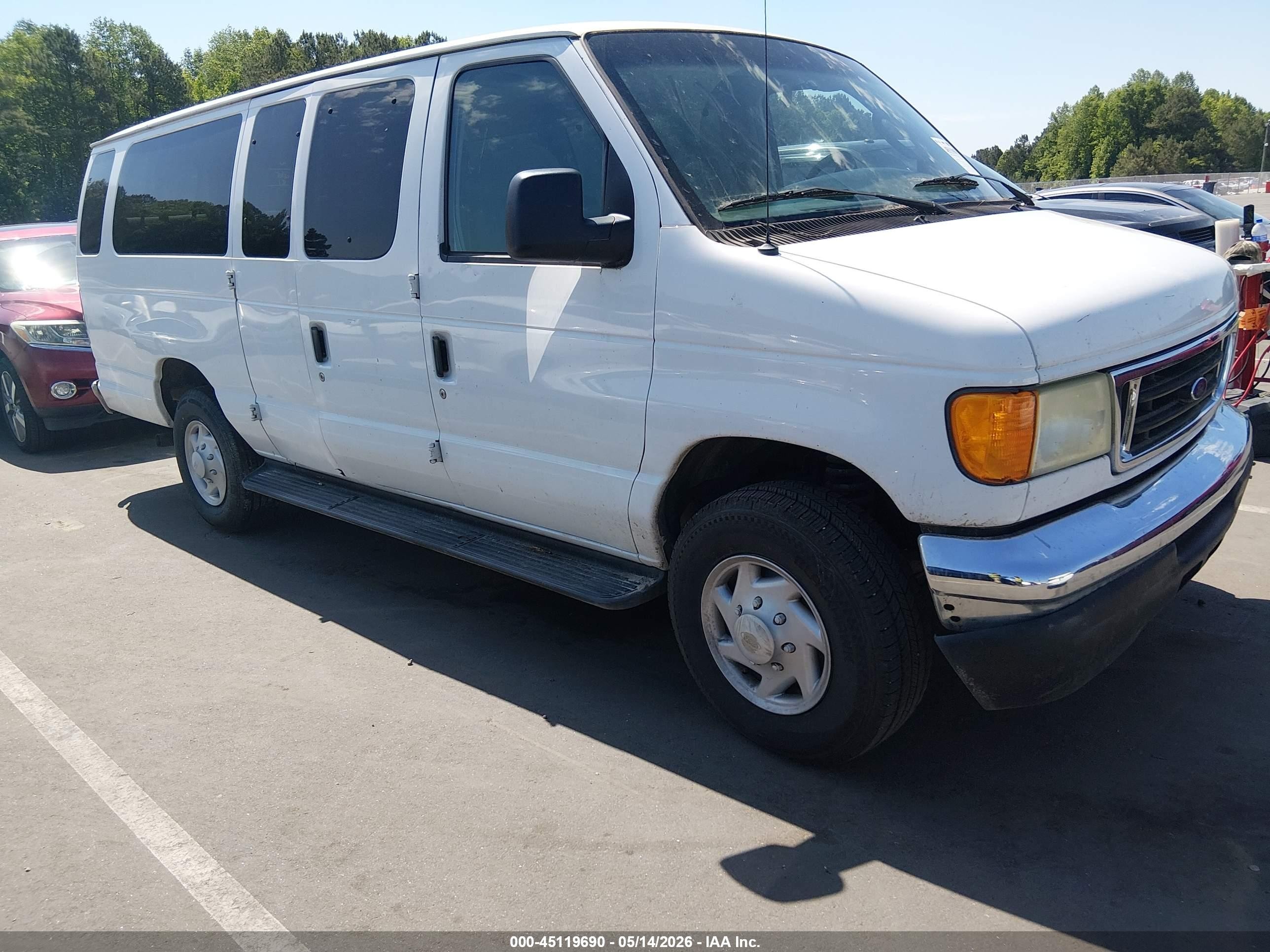 2006 Ford E-350 Super Duty Xl/xlt White vin: 1FBSS31L96DB36565
