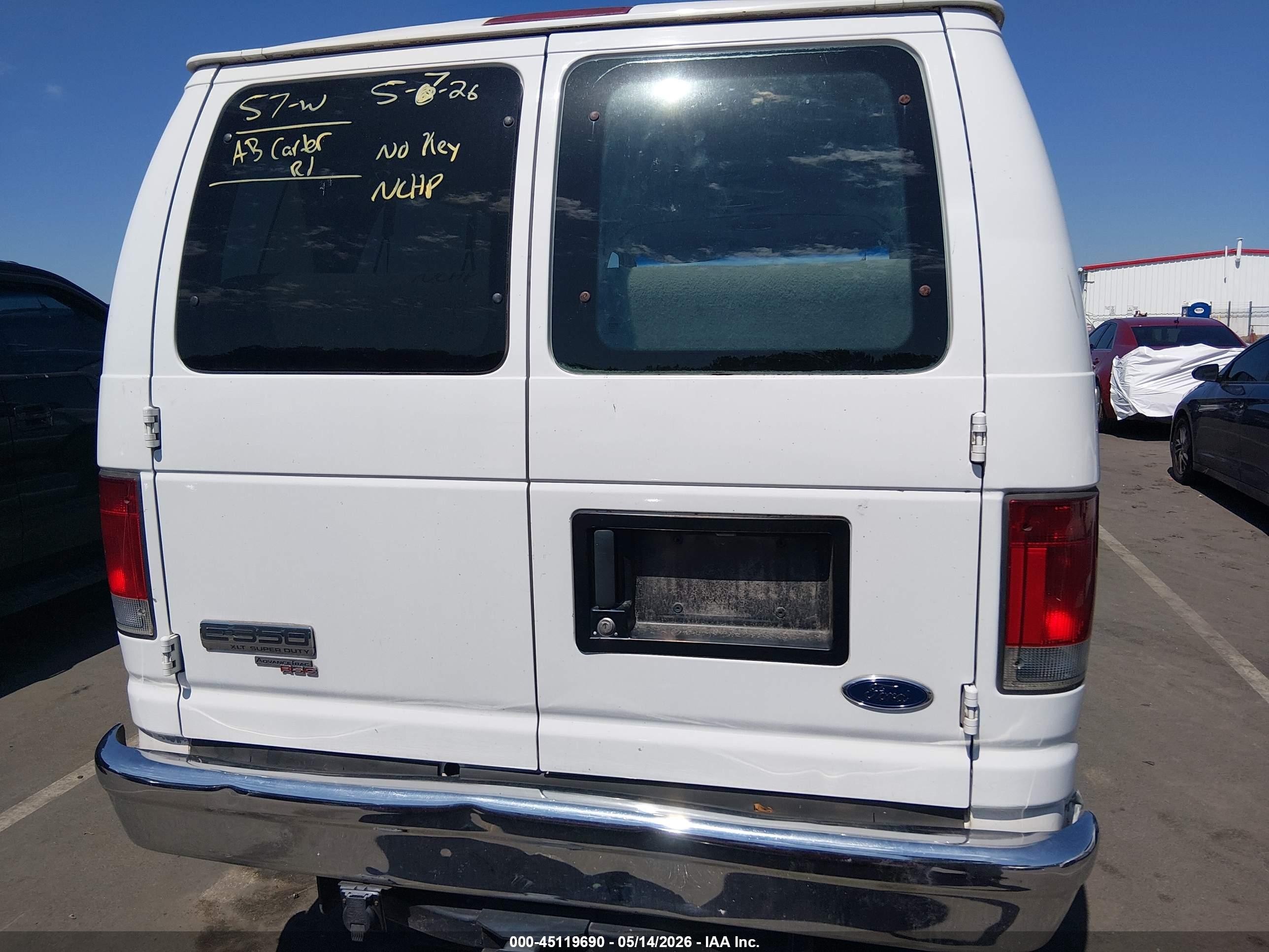 2006 Ford E-350 Super Duty Xl/xlt White vin: 1FBSS31L96DB36565
