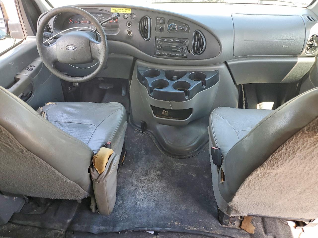 2007 Ford Econoline E350 Super Duty Wagon Tan vin: 1FBSS31L97DA98854
