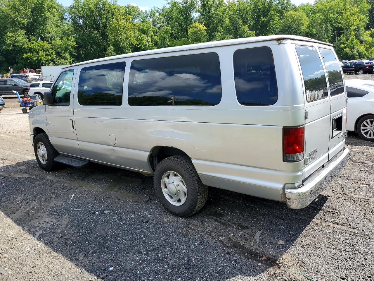 2009 Ford Econoline E350 Super Duty Wagon Silver vin: 1FBSS31LX9DA80494