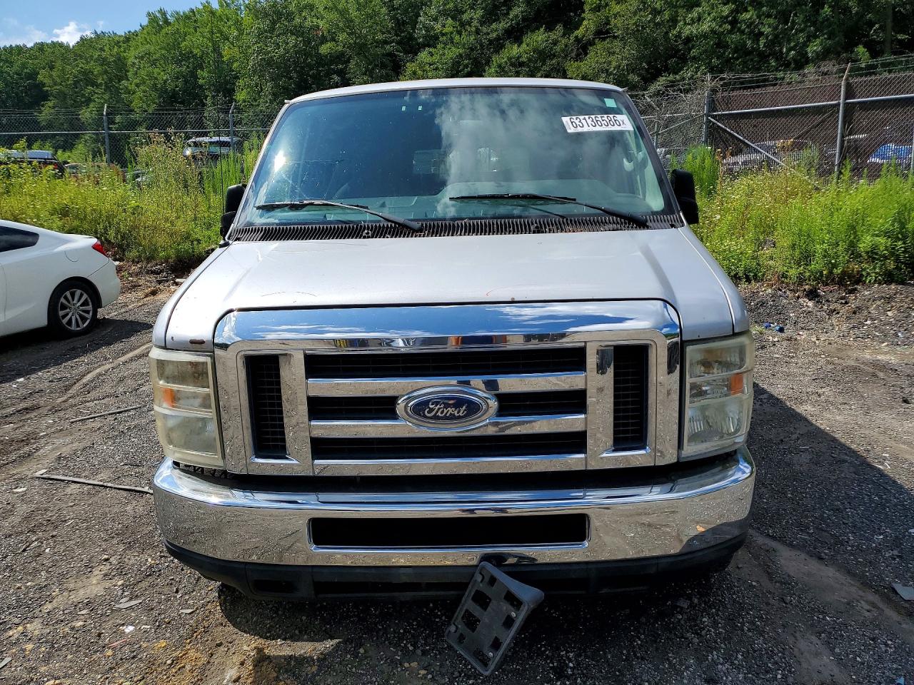 2009 Ford Econoline E350 Super Duty Wagon Silver vin: 1FBSS31LX9DA80494
