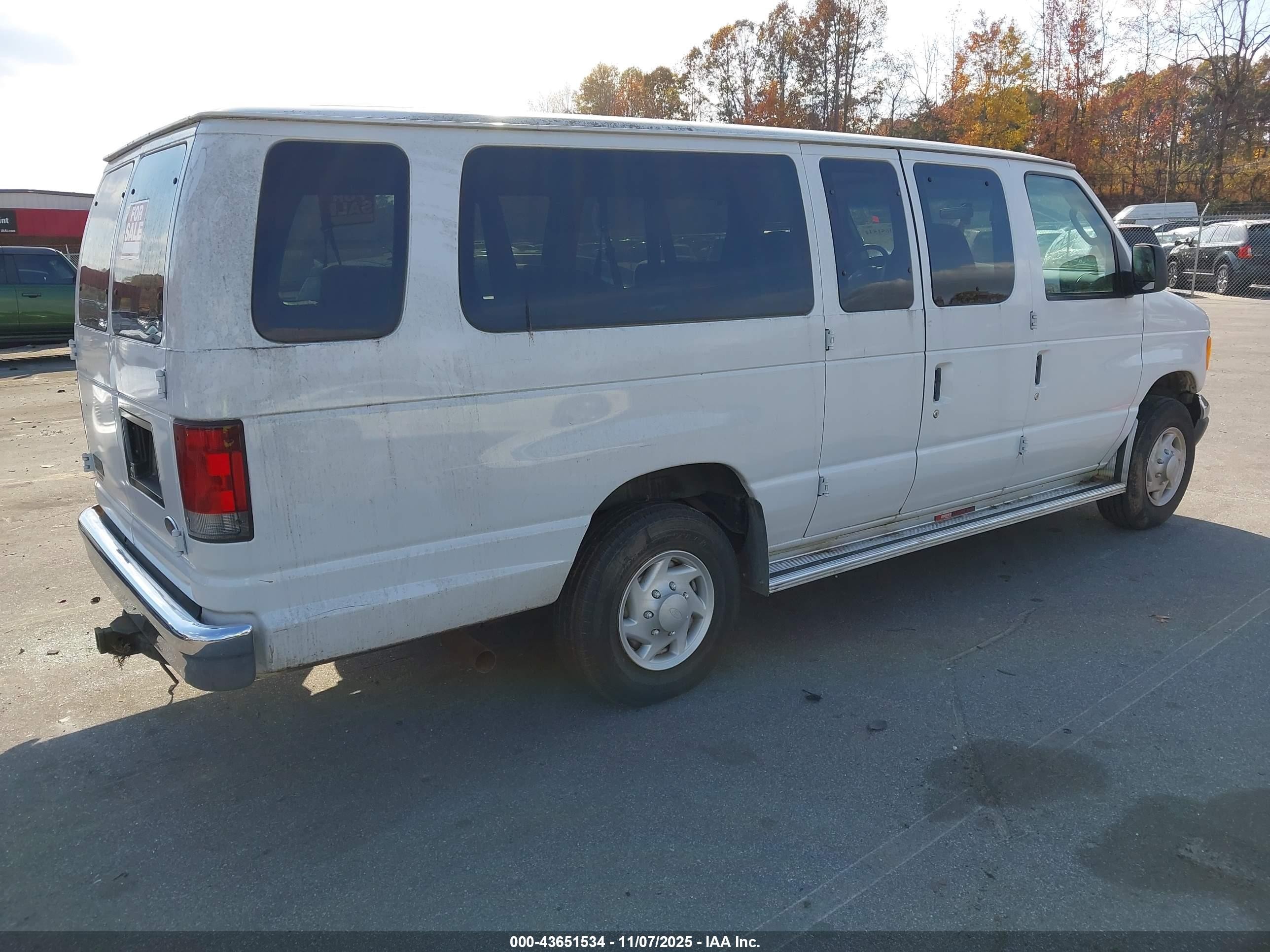 2005 Ford E-350 Super Duty Xl/xlt White vin: 1FBSS31S05HA55551