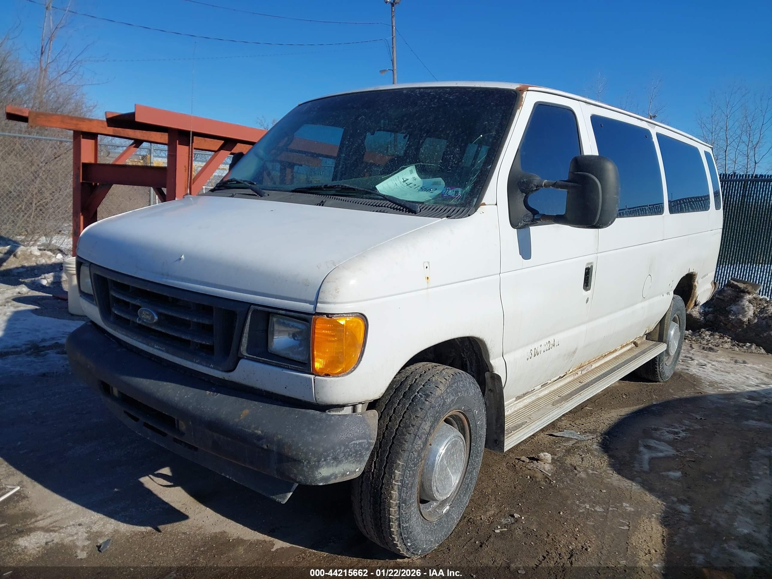 2005 Ford E-350 Super Duty Xl/xlt White vin: 1FBSS31S25HA41537