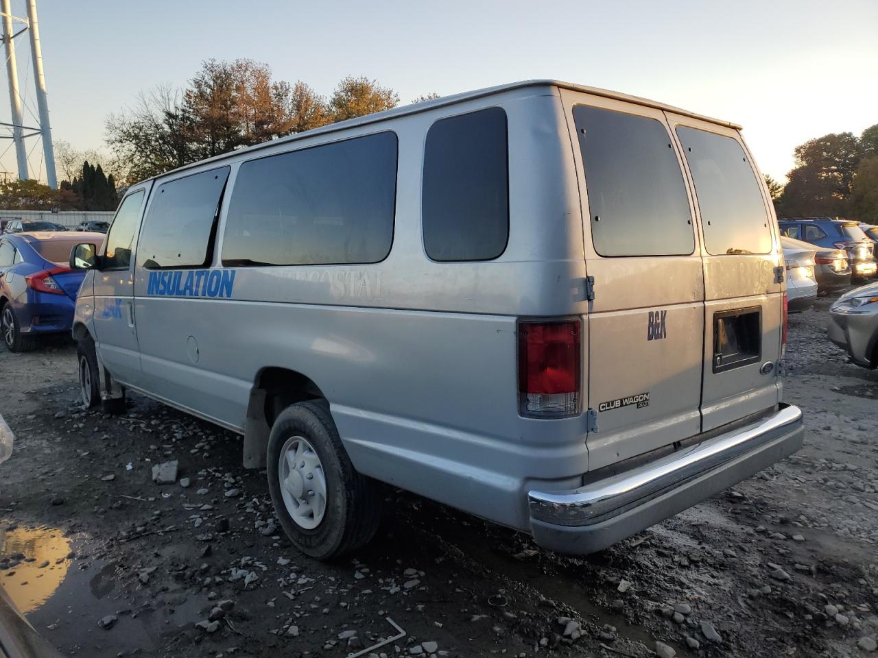 1998 Ford Econoline Silver vin: 1FBSS31S5WHB70678
