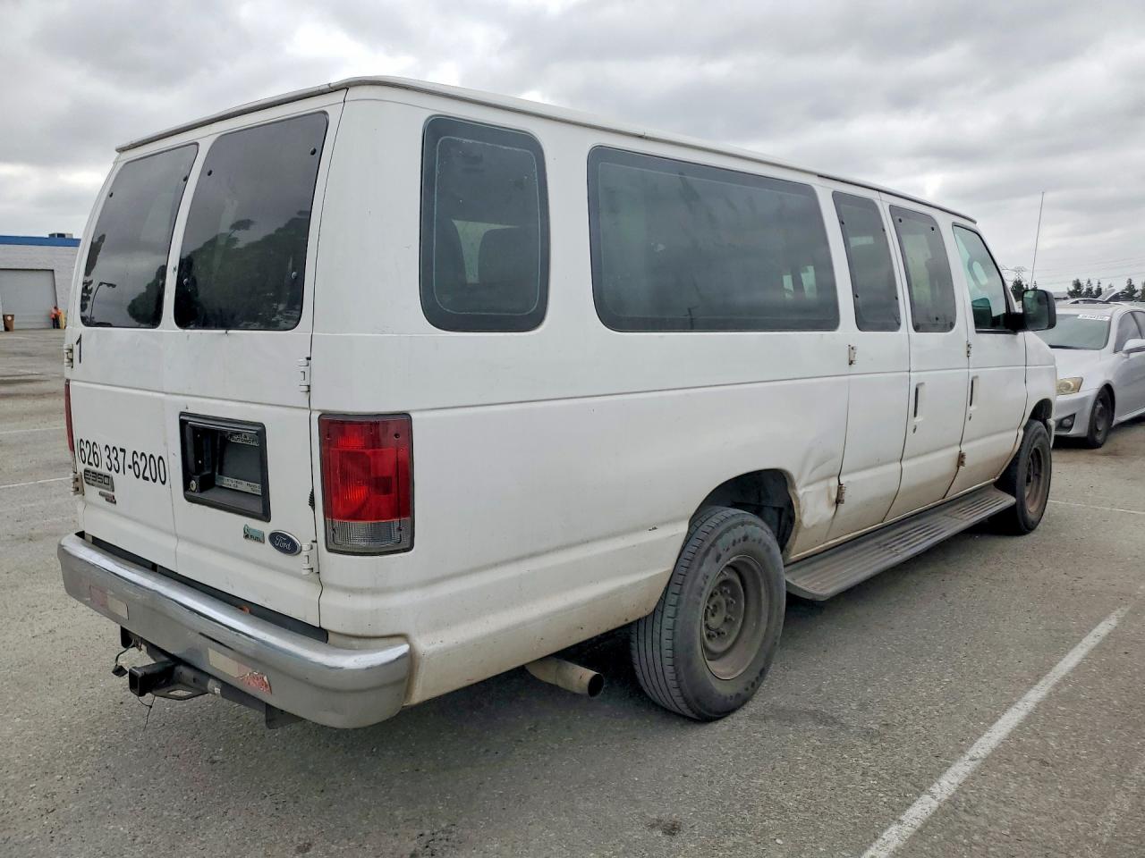 2011 Ford Econoline E350 Super Duty Wagon White vin: 1FBSS3BL1BDA35836