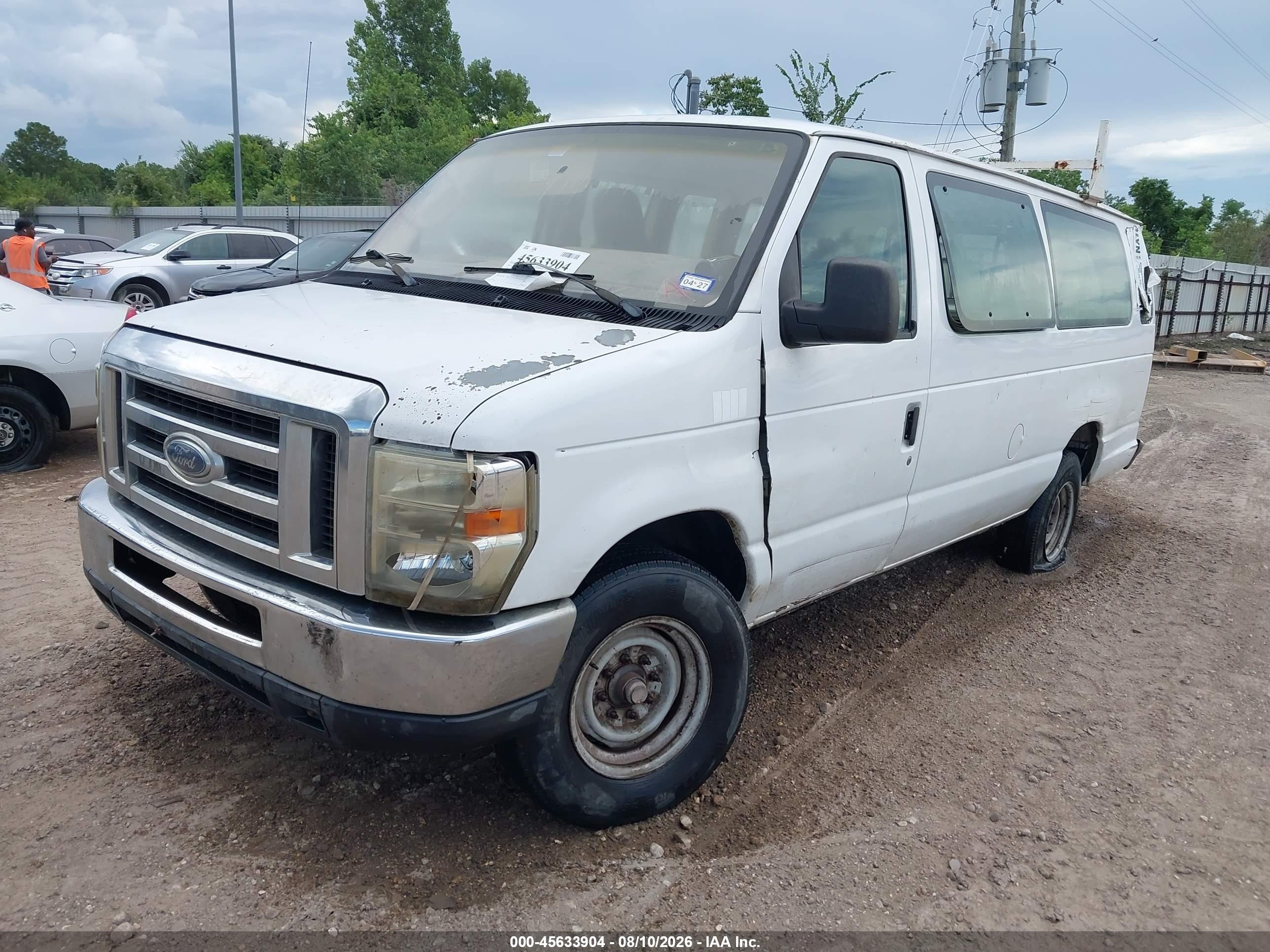 2011 Ford E-350 Super Duty Xlt White vin: 1FBSS3BL1BDA74975