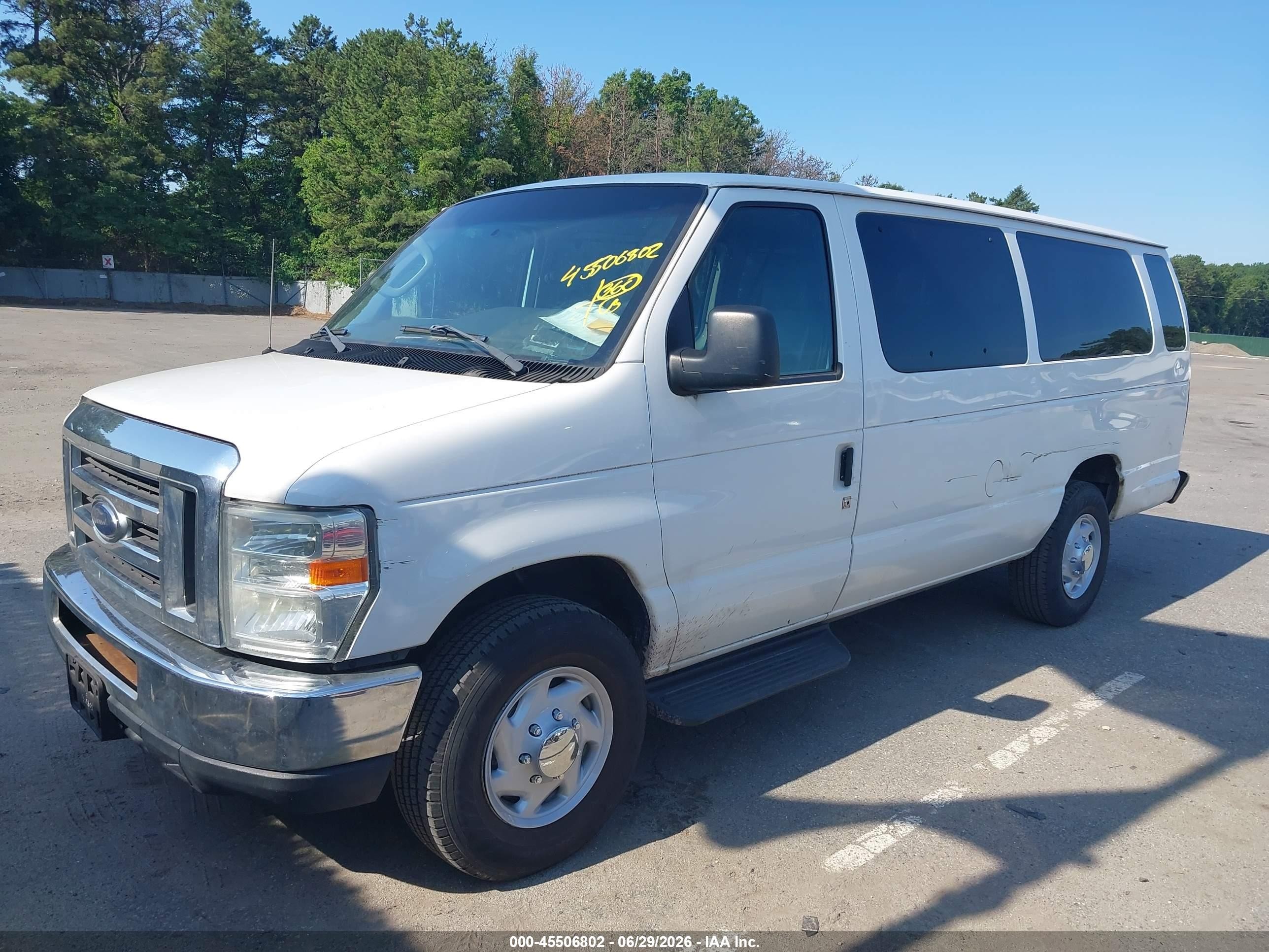 2012 Ford E-350 Super Duty Xl/xlt White vin: 1FBSS3BL2CDA93486