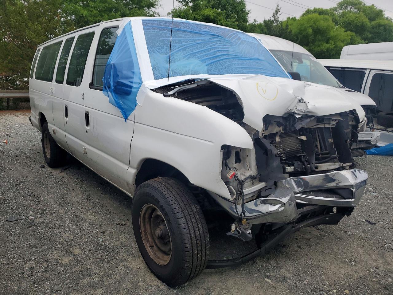 2013 Ford Econoline E350 Super Duty Wagon White vin: 1FBSS3BL2DDA00211