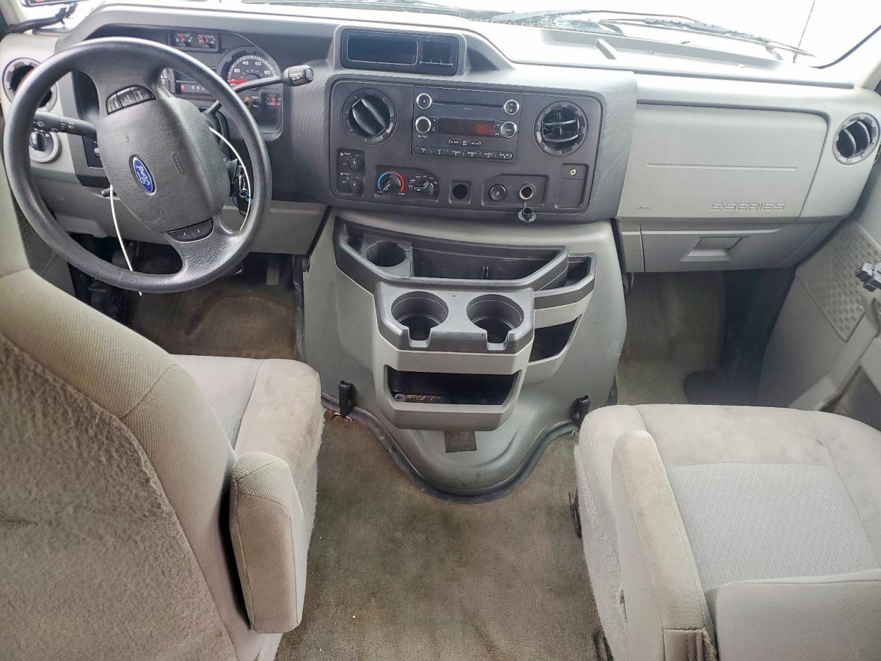 2013 Ford Econoline E350 Super Duty Wagon White vin: 1FBSS3BL2DDA94557