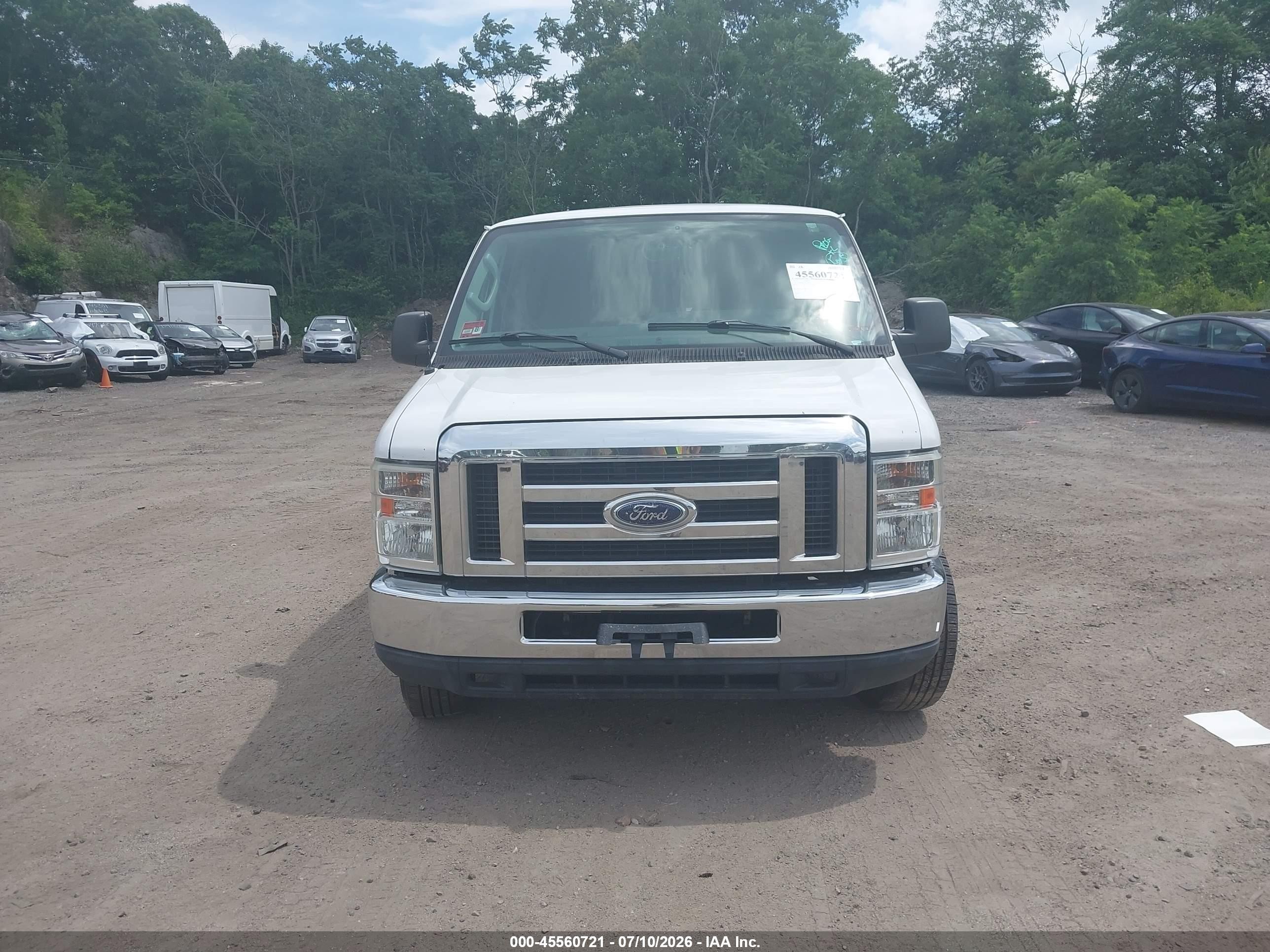 2012 Ford E-350 Super Duty Xl/xlt White vin: 1FBSS3BL3CDA89060