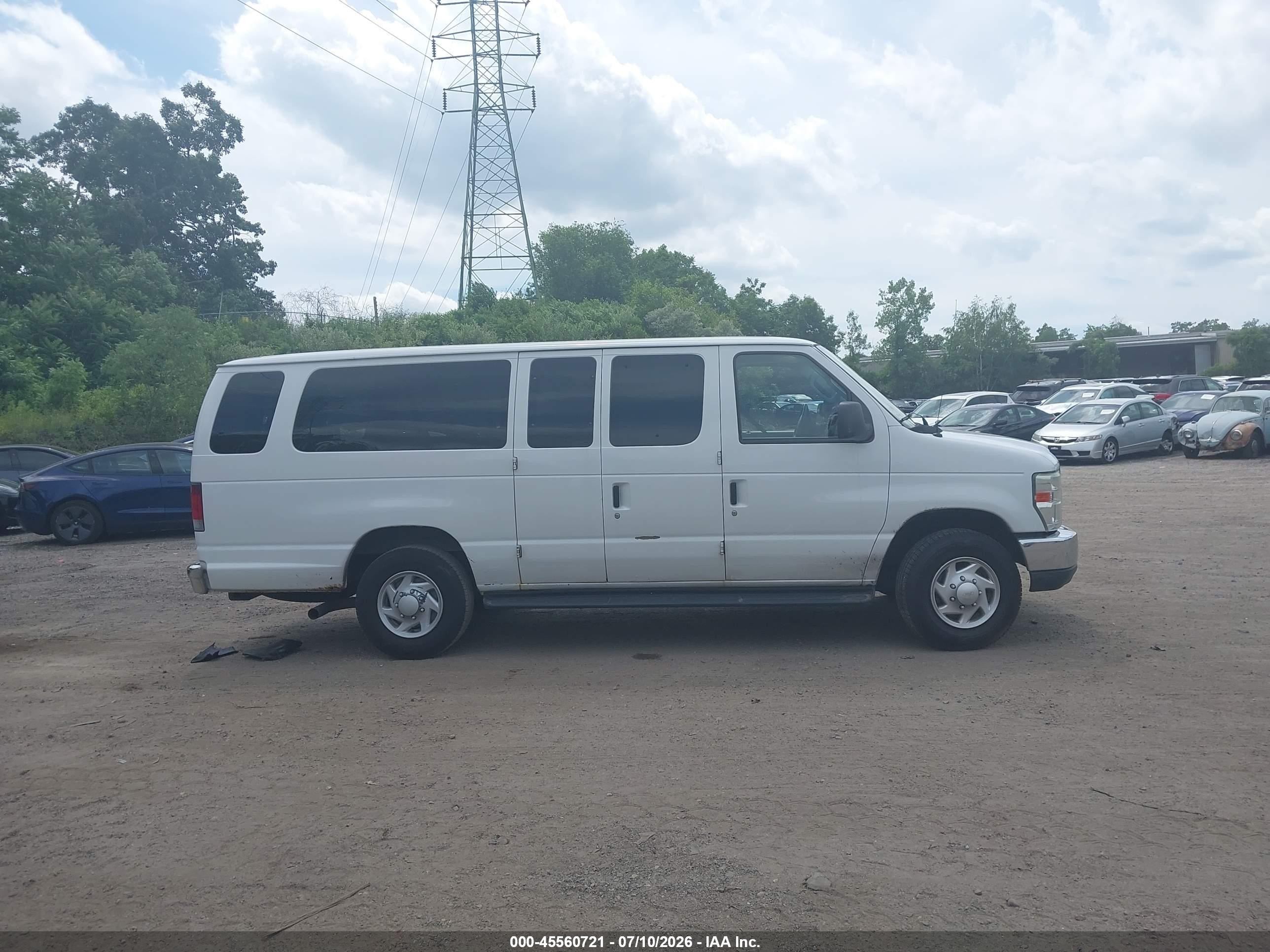 2012 Ford E-350 Super Duty Xl/xlt White vin: 1FBSS3BL3CDA89060