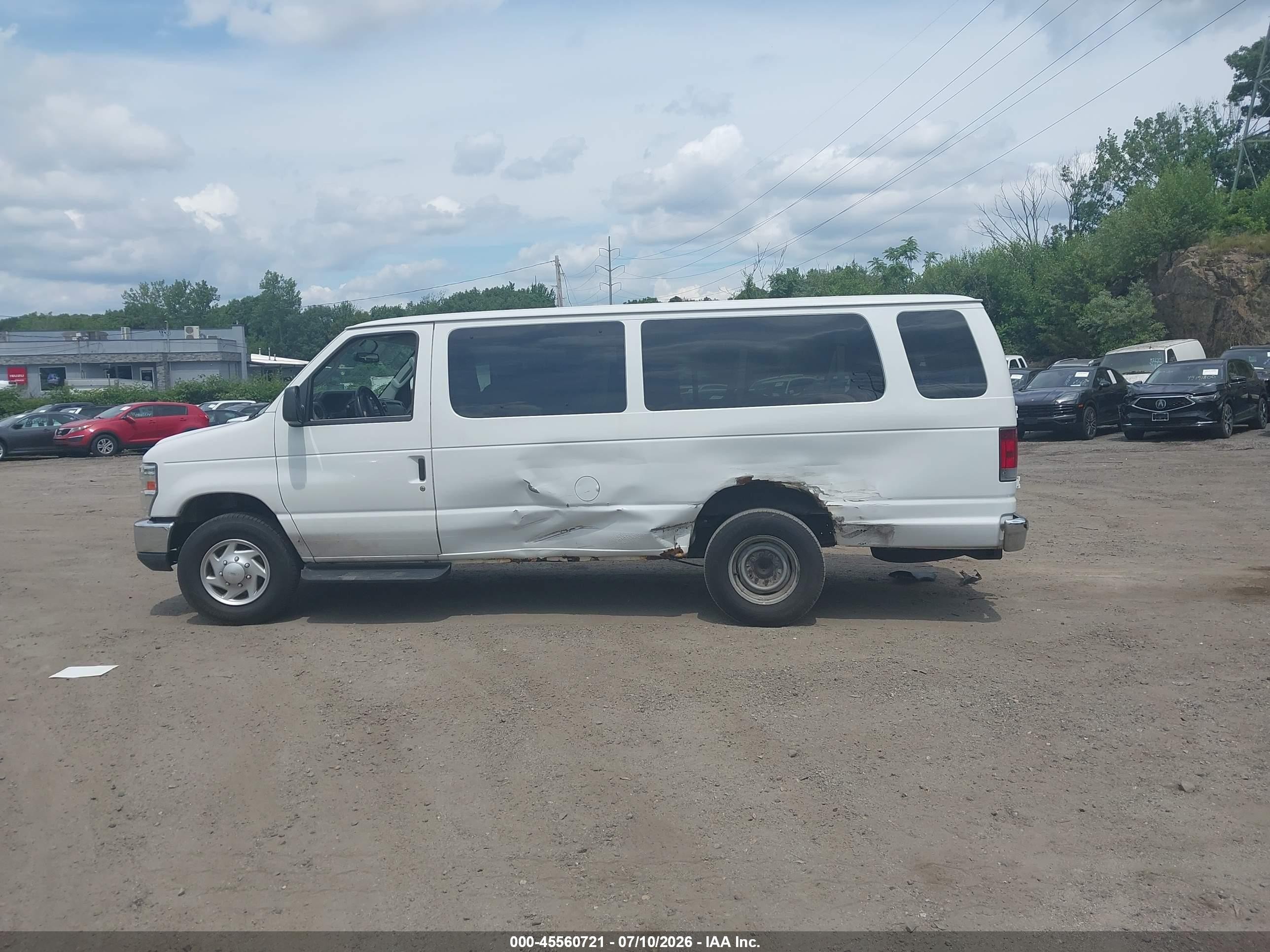 2012 Ford E-350 Super Duty Xl/xlt White vin: 1FBSS3BL3CDA89060