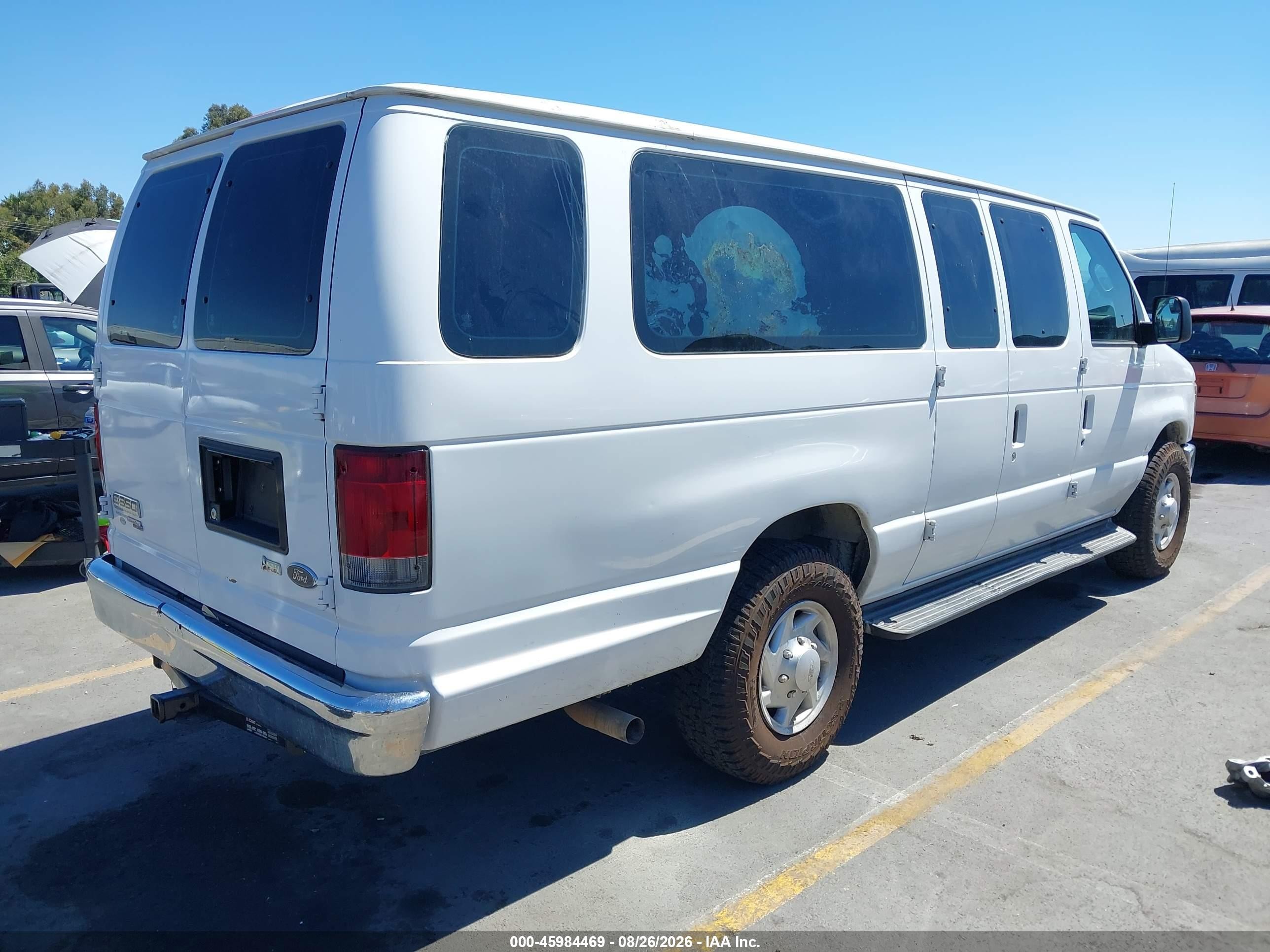 2012 Ford E-350 Super Duty Xlt White vin: 1FBSS3BL5CDA44699