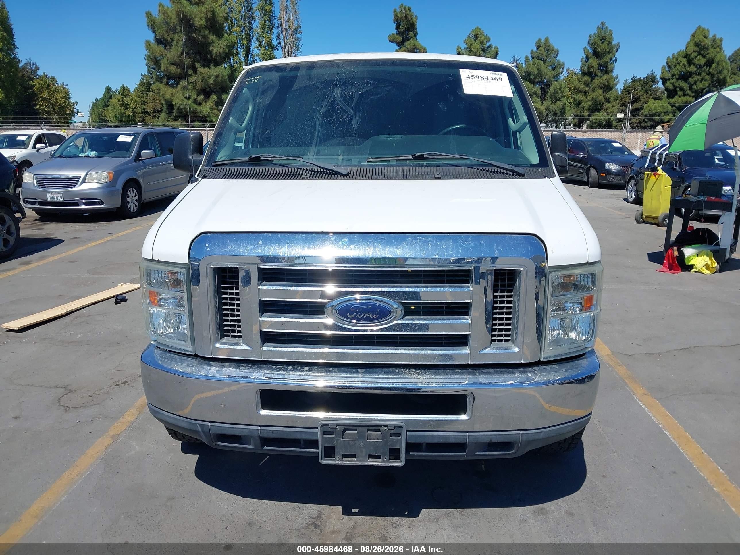 2012 Ford E-350 Super Duty Xlt White vin: 1FBSS3BL5CDA44699