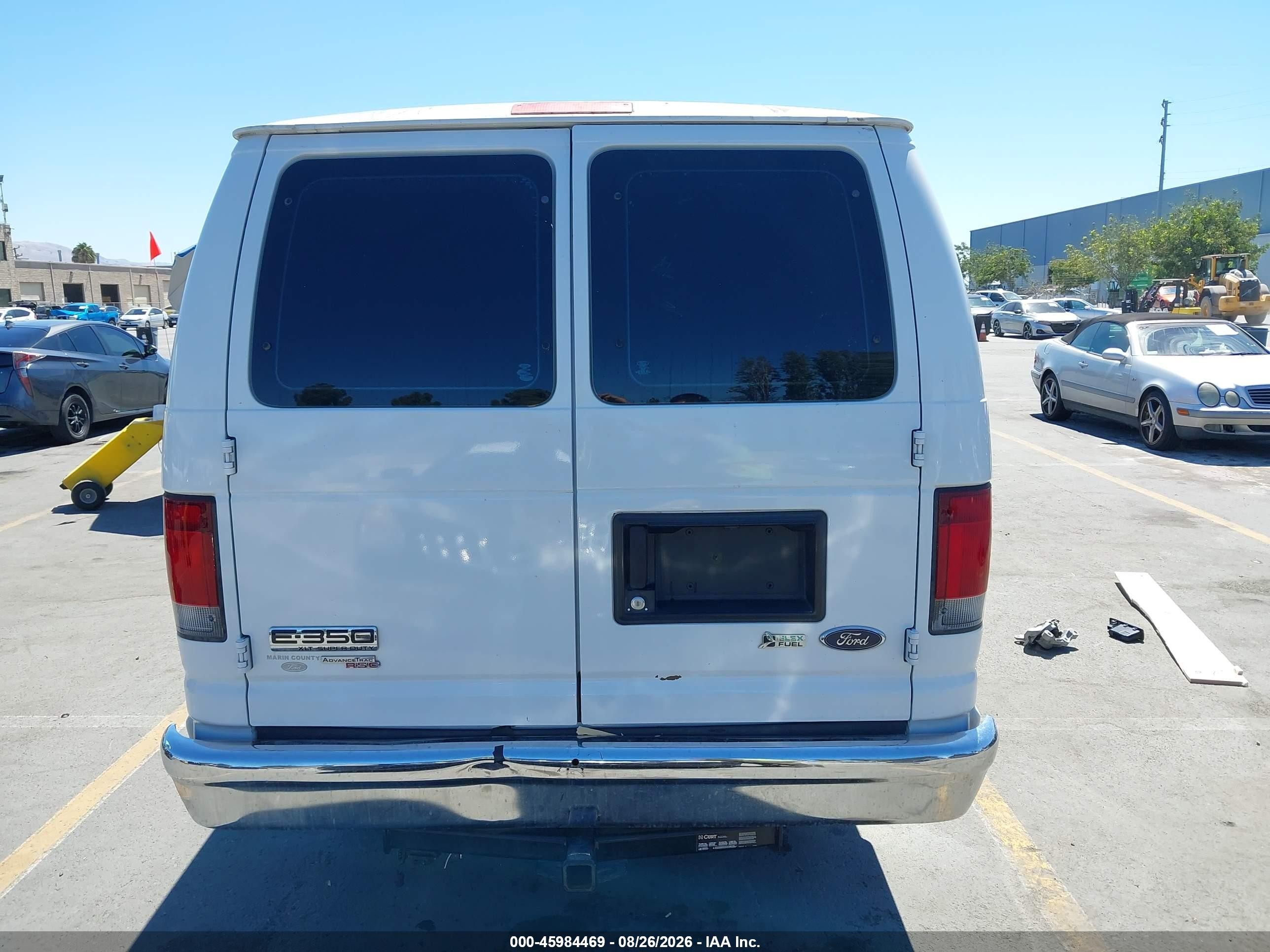 2012 Ford E-350 Super Duty Xlt White vin: 1FBSS3BL5CDA44699