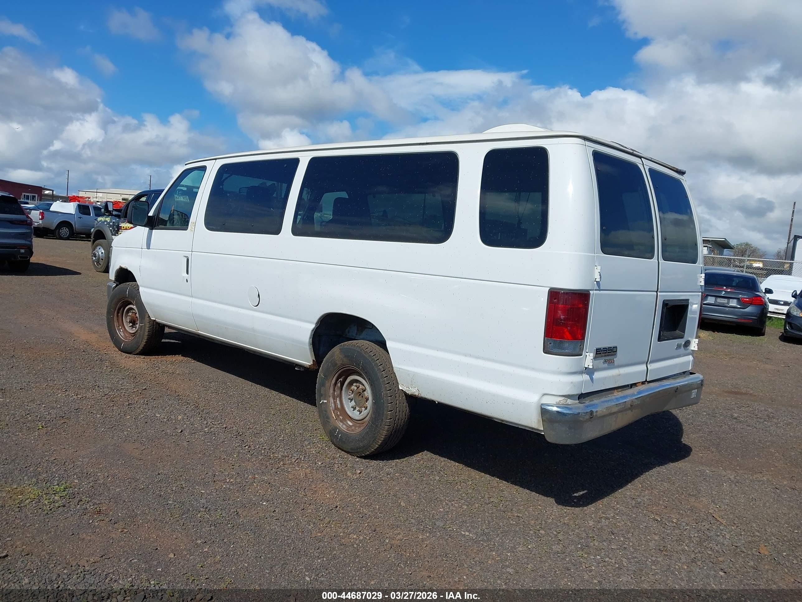 2012 Ford E-350 Super Duty Xl White vin: 1FBSS3BL6CDA94012