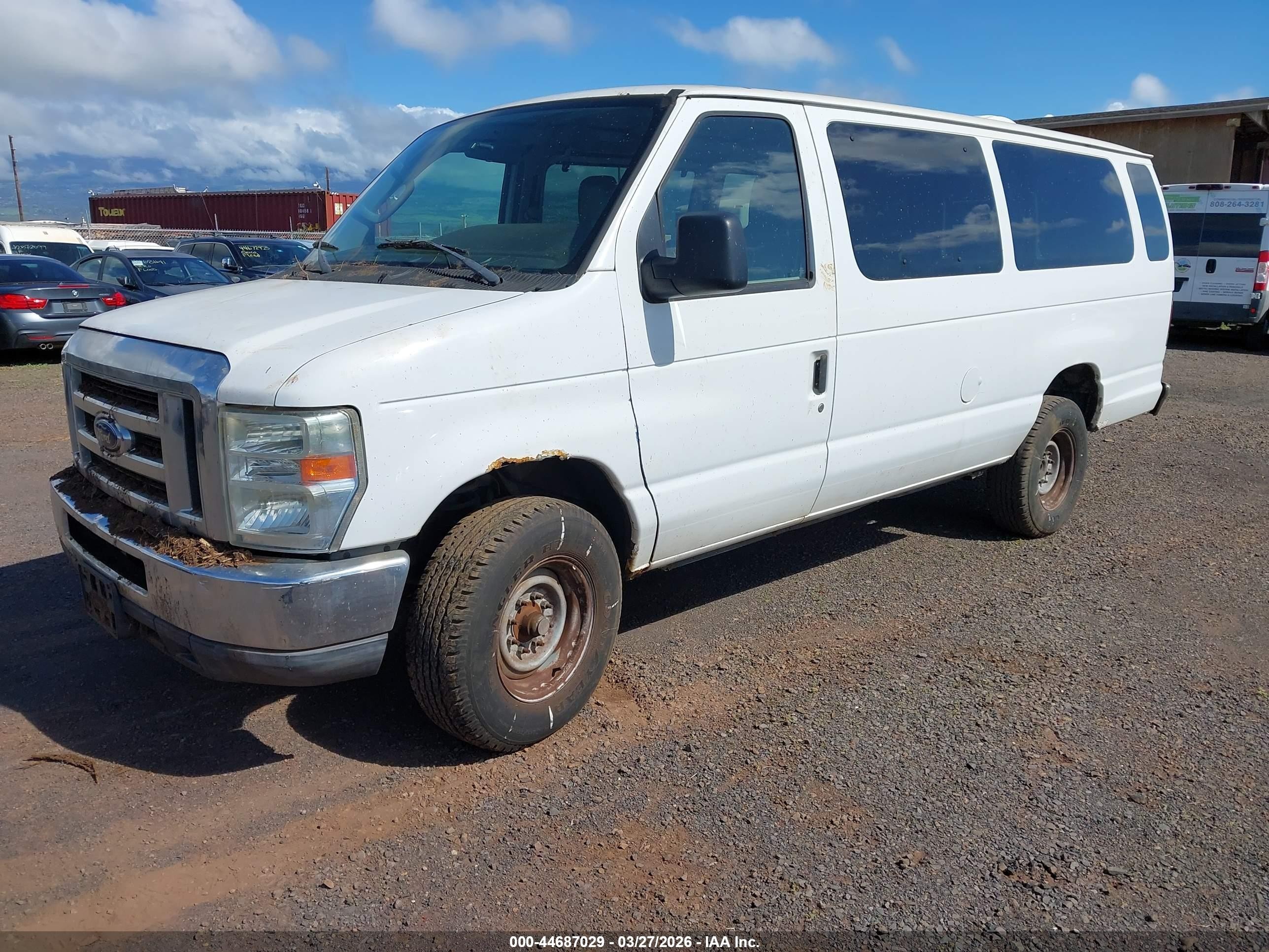 2012 Ford E-350 Super Duty Xl White vin: 1FBSS3BL6CDA94012