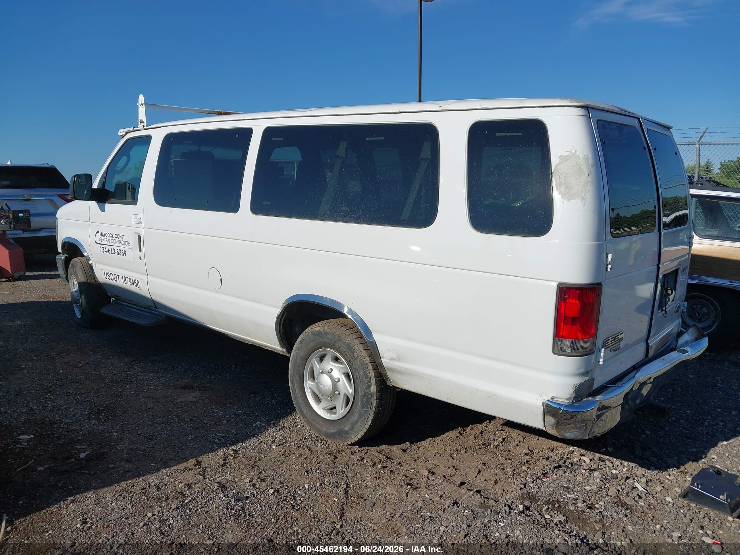 2014 Ford E-350 Super Duty Xlt White vin: 1FBSS3BL6EDA81988