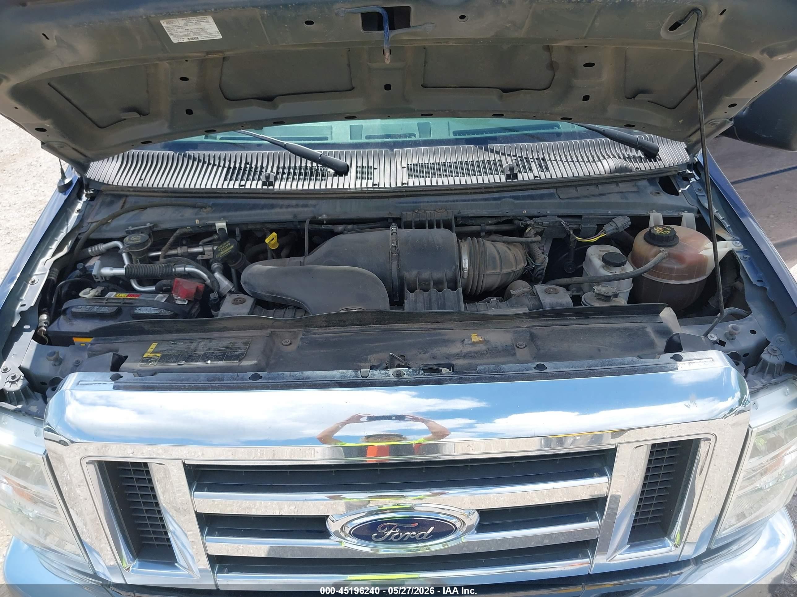 2012 Ford E-350 Super Duty Xlt Синий vin: 1FBSS3BL7CDA70219