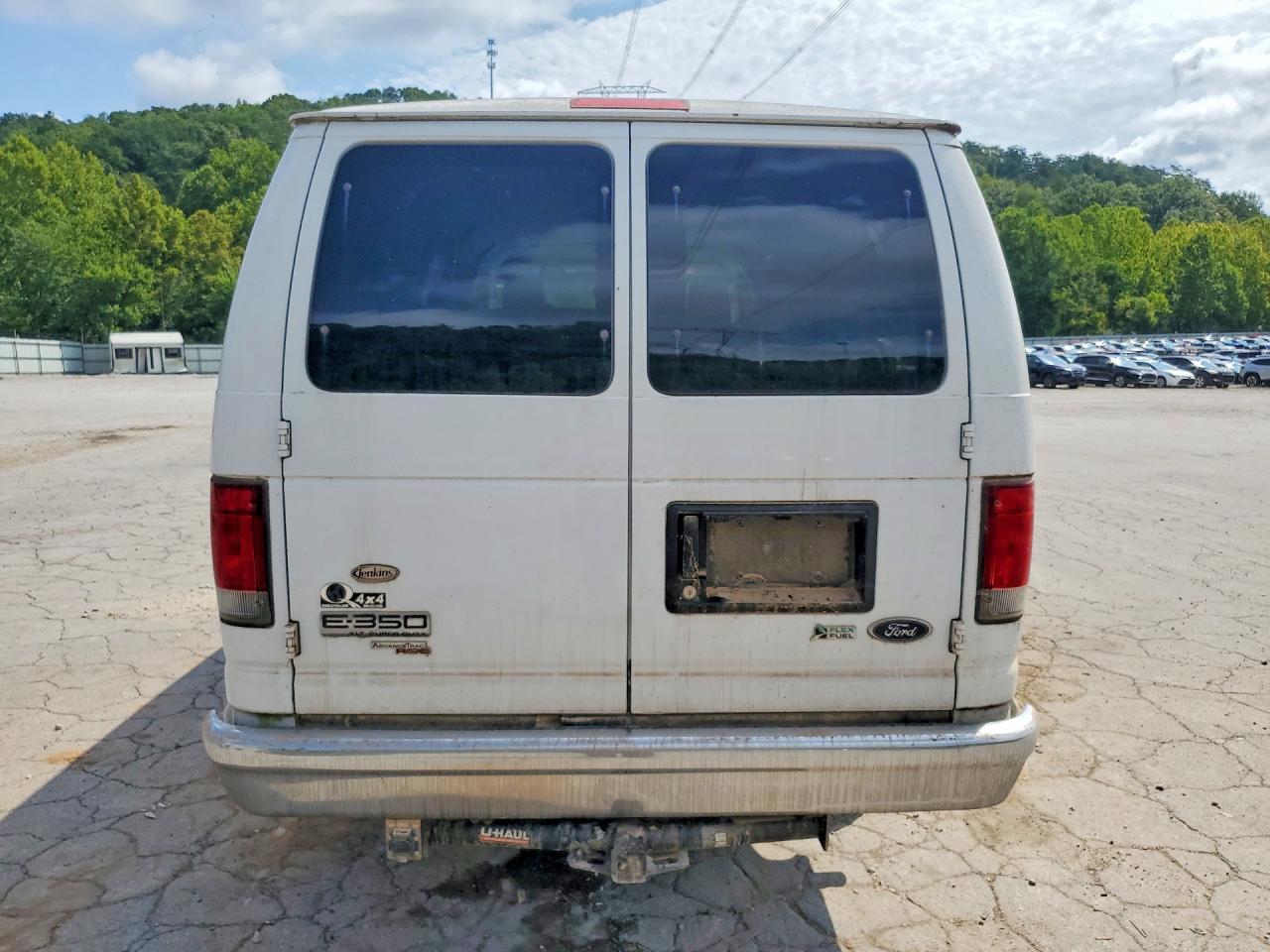 2014 Ford Econoline E350 Super Duty Wagon White vin: 1FBSS3BL7EDA96774