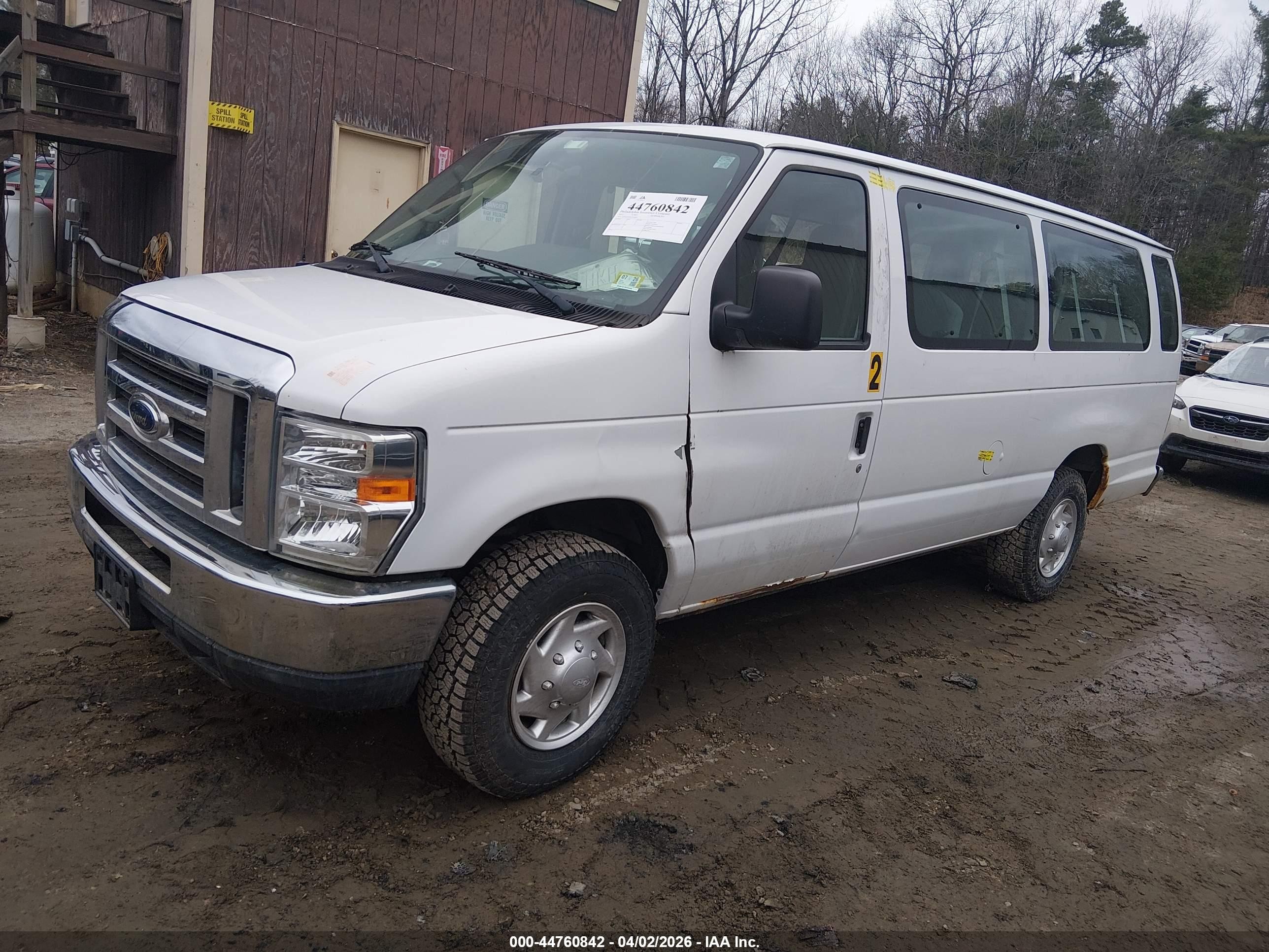 2012 Ford E-350 Super Duty Xlt White vin: 1FBSS3BL8CDA04276