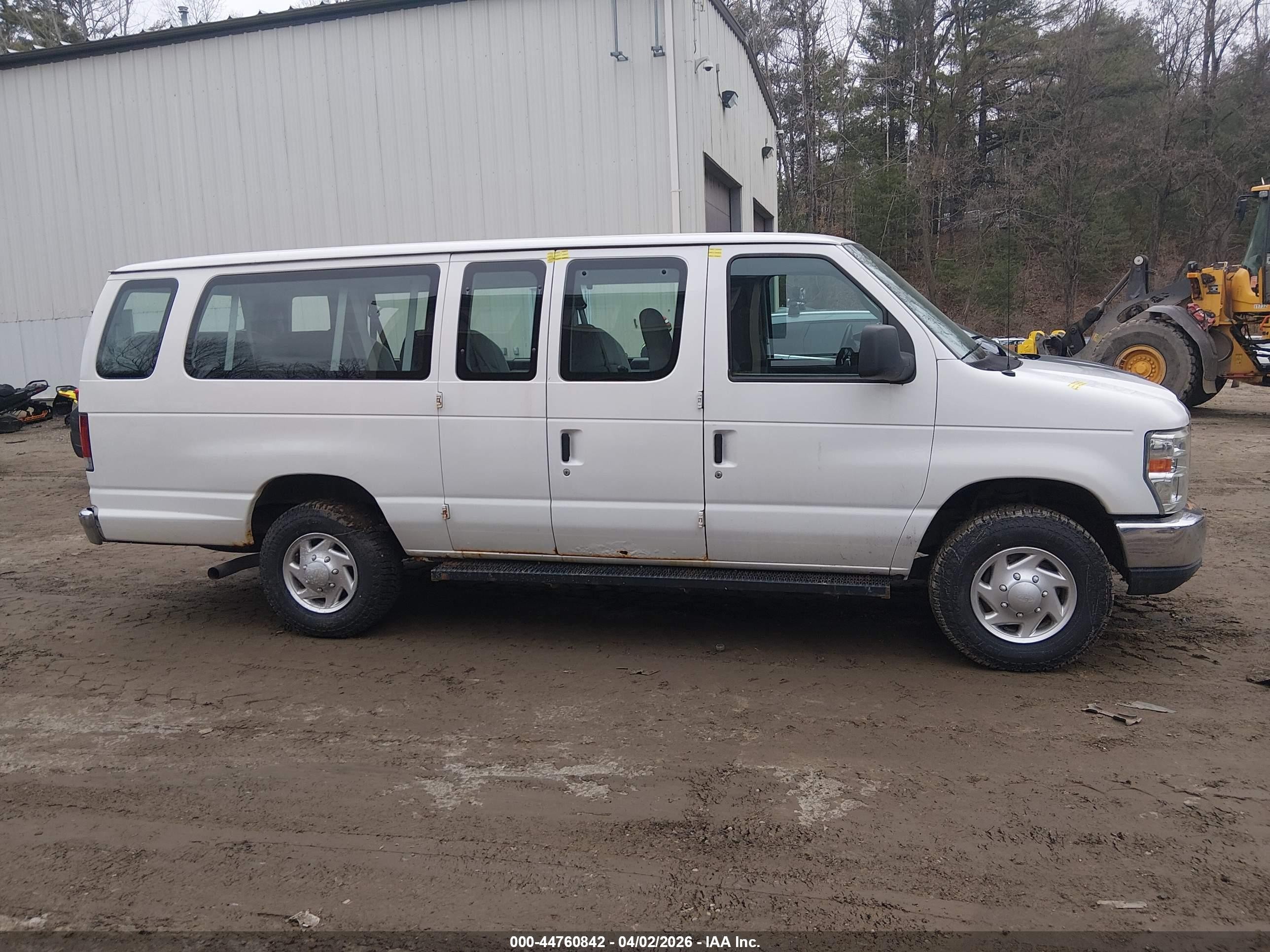 2012 Ford E-350 Super Duty Xlt White vin: 1FBSS3BL8CDA04276