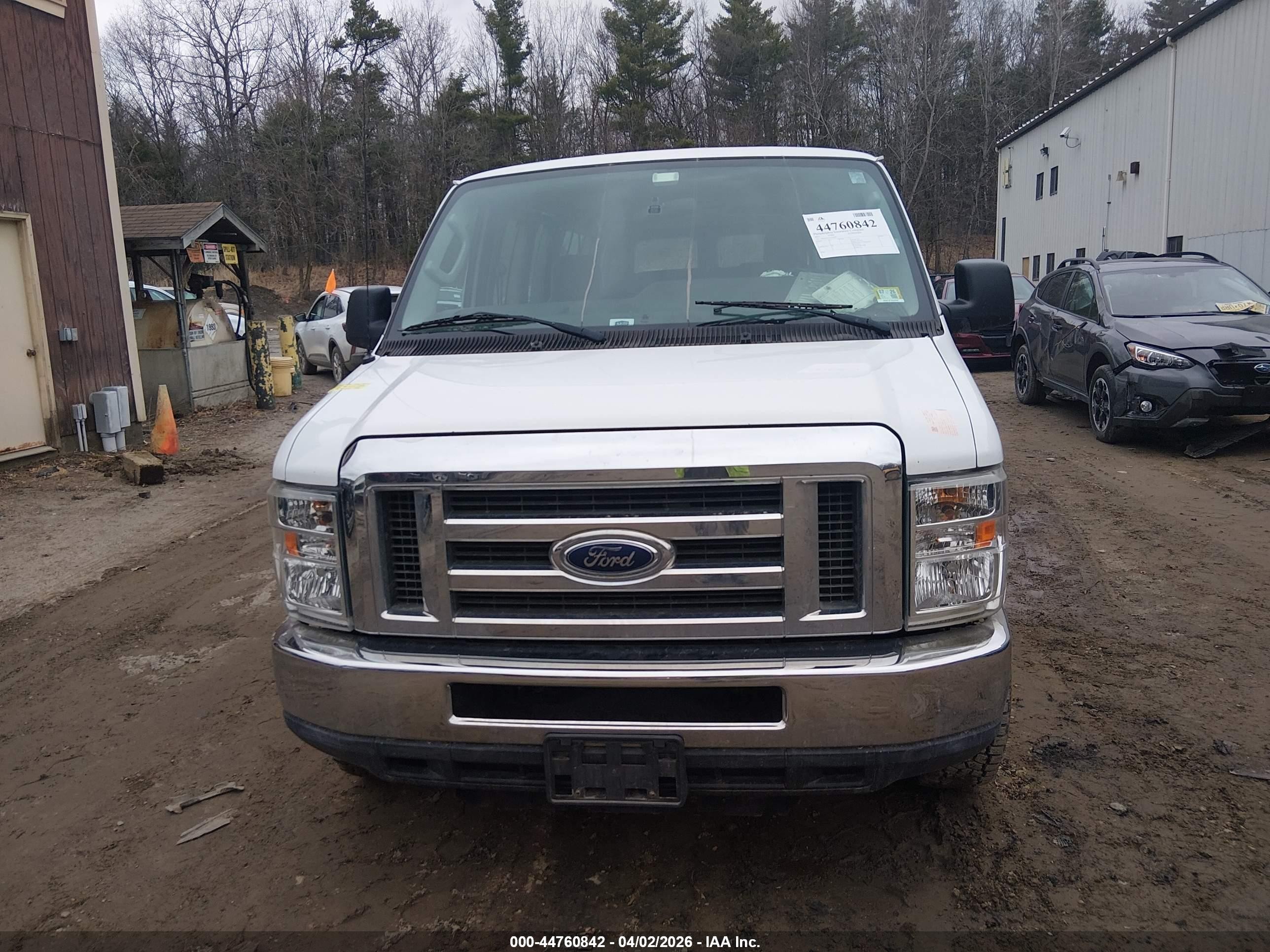 2012 Ford E-350 Super Duty Xlt White vin: 1FBSS3BL8CDA04276